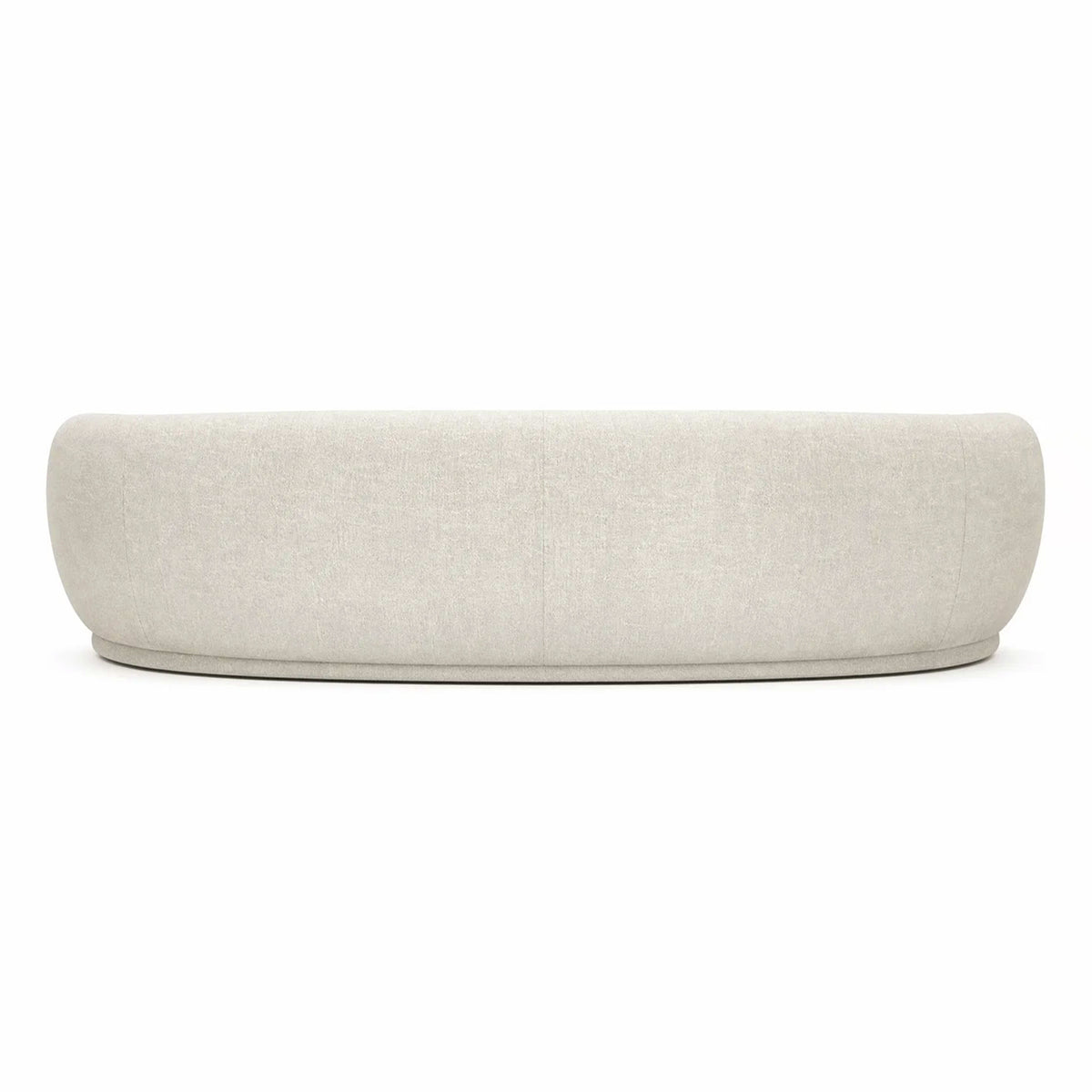 Kendall 120" Cream Textured Chenille Sofa by TOV Furniture – photo 6 of 7