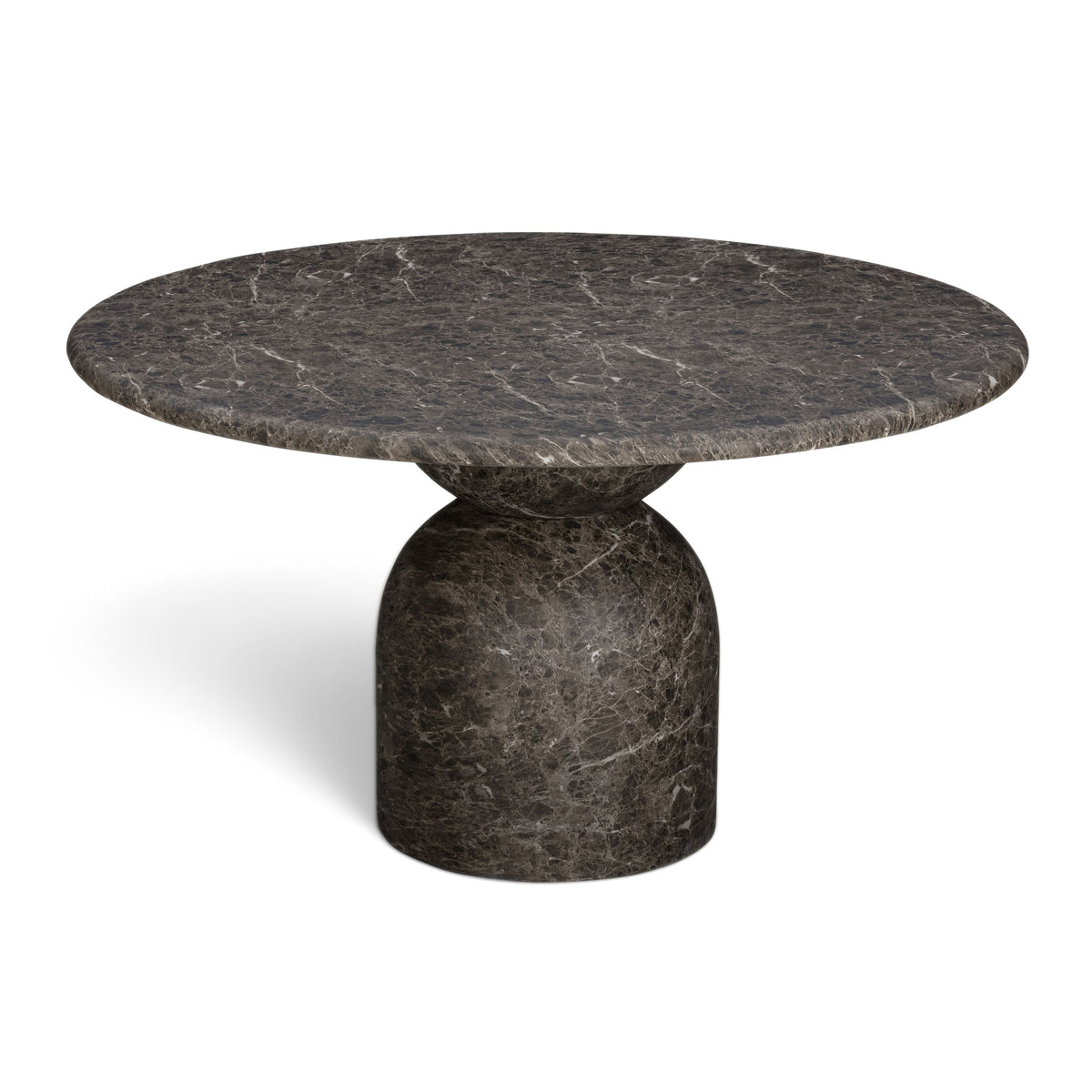 Cynthia 54" Dark Emperador Faux Marble Indoor/Outdoor Dining Table by TOV Furniture – photo 2 of 5