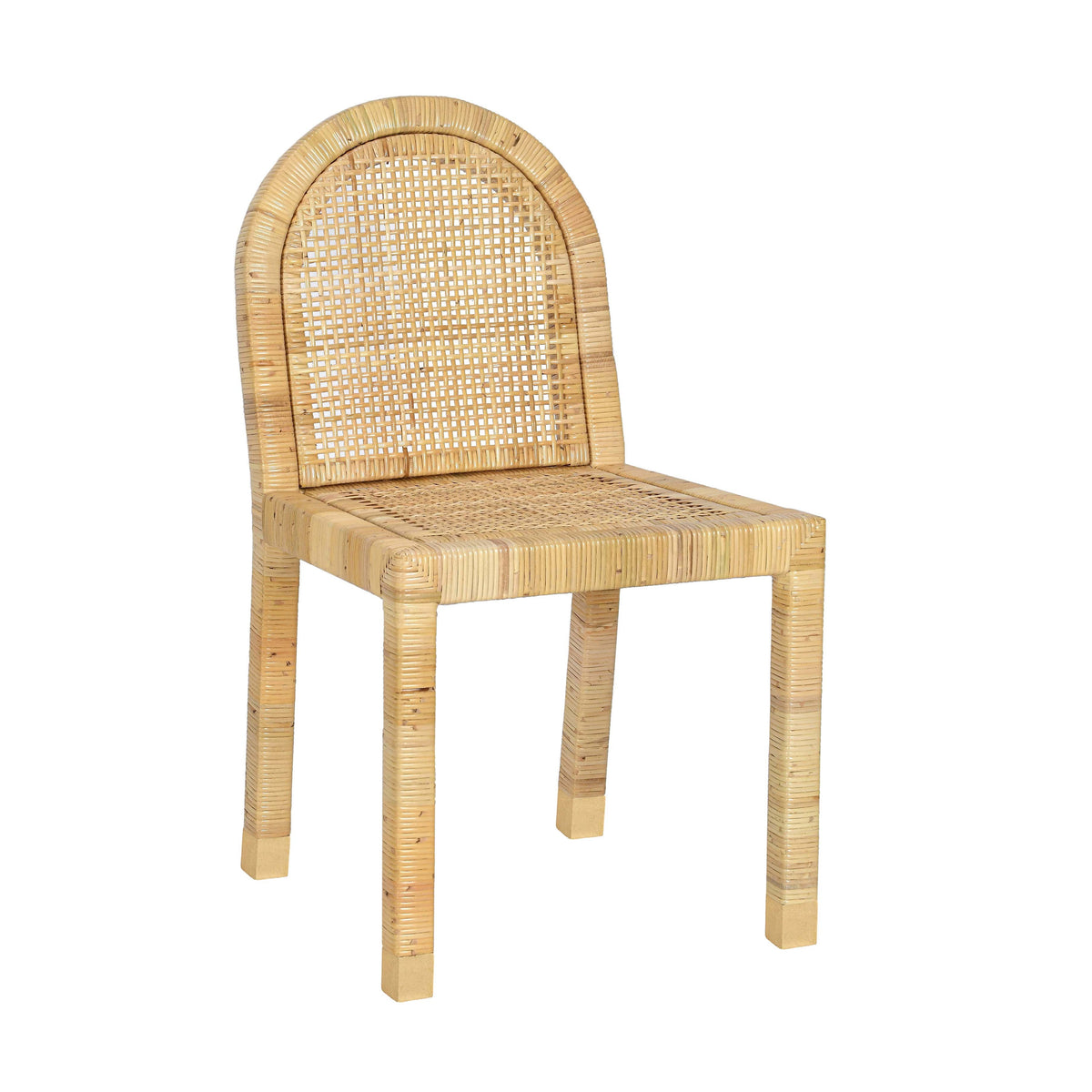 Amara Cream Contract-Grade Linen Arched Dining Chair by TOV Furniture – photo 6 of 10