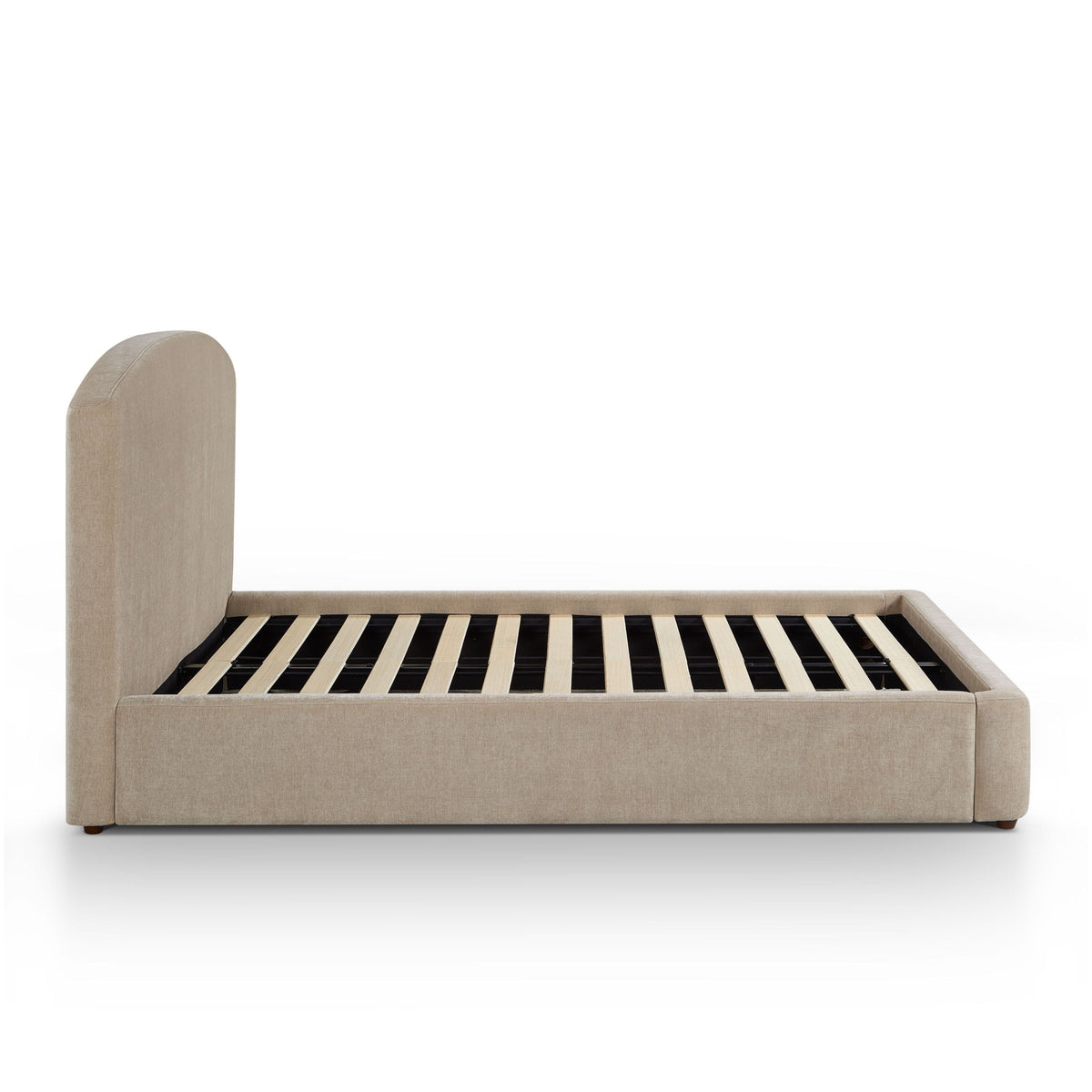 Leah Taupe Performance Chenille Queen Bed by TOV Furniture – photo 6 of 10