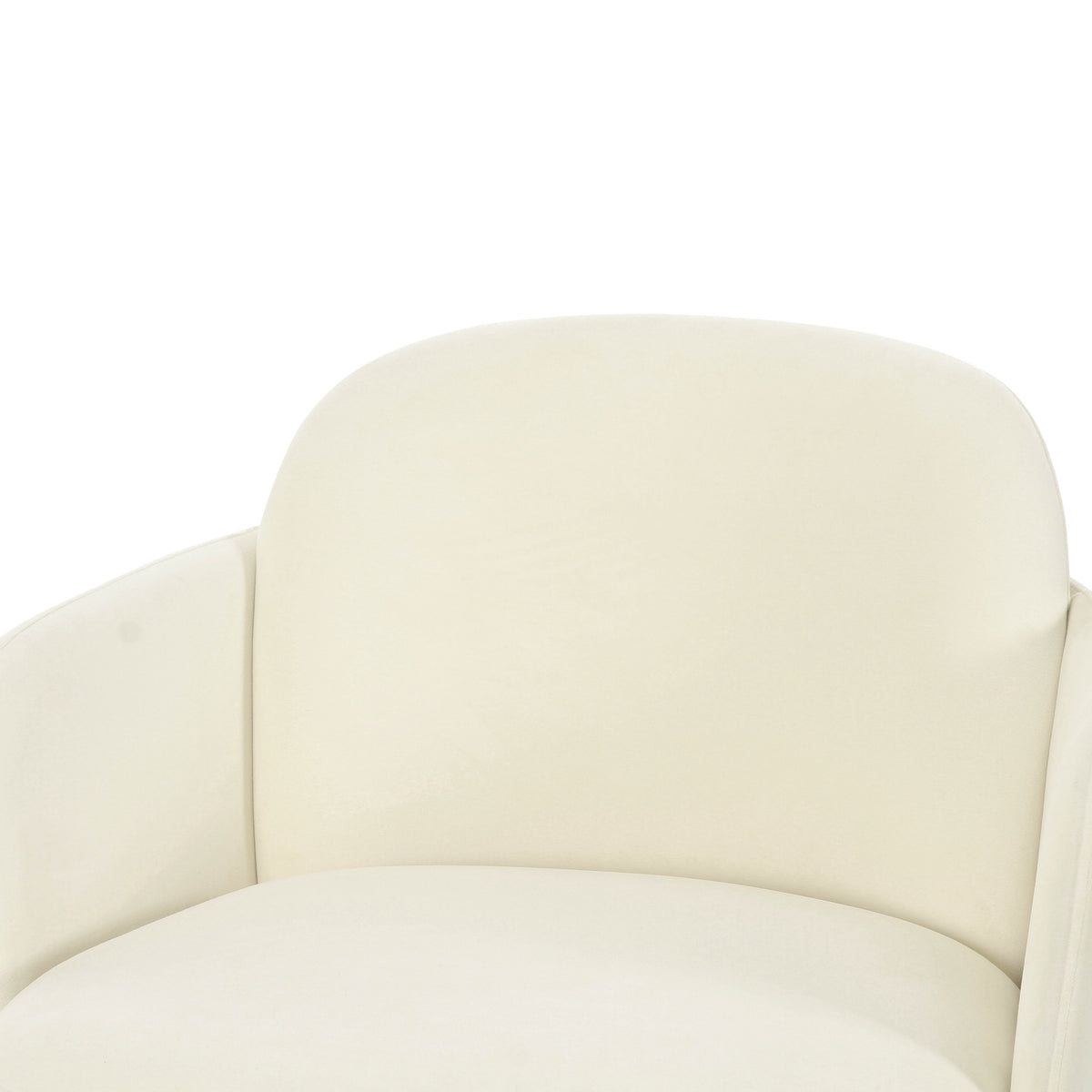 Solange Swivel Accent Chair in Cream by TOV Furniture – photo 5 of 6