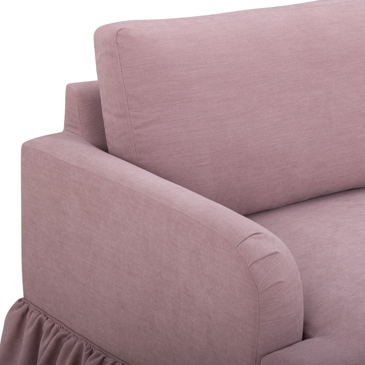 Gertrude 90" Mauve Upcycled Performance Fabric Sofa by TOV Furniture – photo 4 of 7