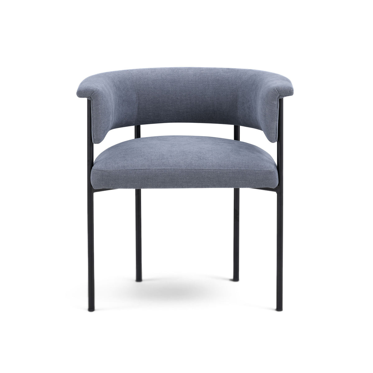 Taylor Blue Performance Chenille Dining Chair by TOV Furniture – photo 2 of 5