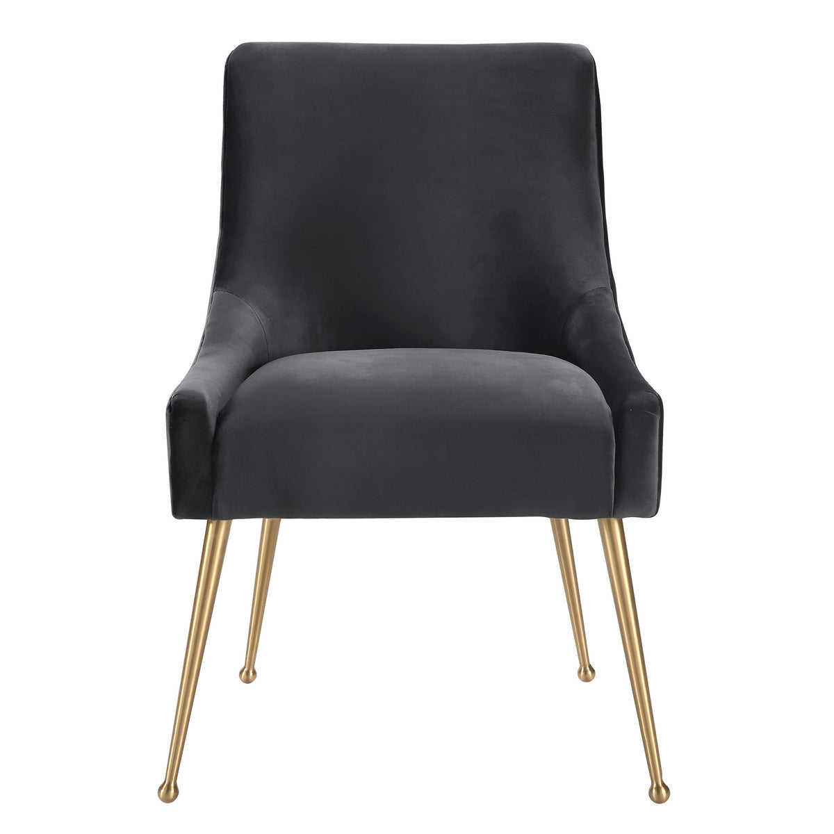 Beatrix Grey Performance Velvet Dining Chair by TOV Furniture – photo 3 of 8