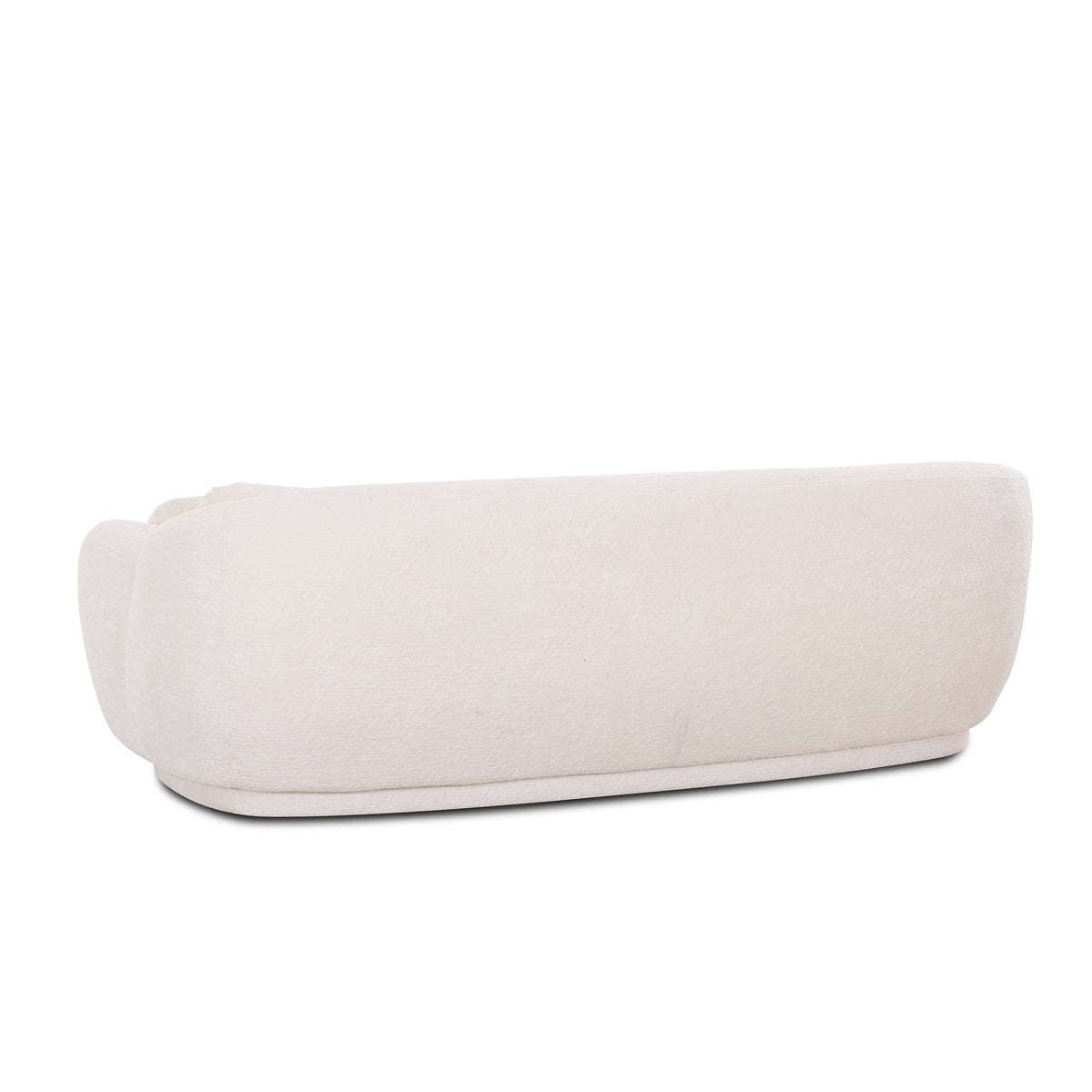 Misty 90" Cream Textured Knubby Fabric Sofa by TOV Furniture – photo 5 of 7