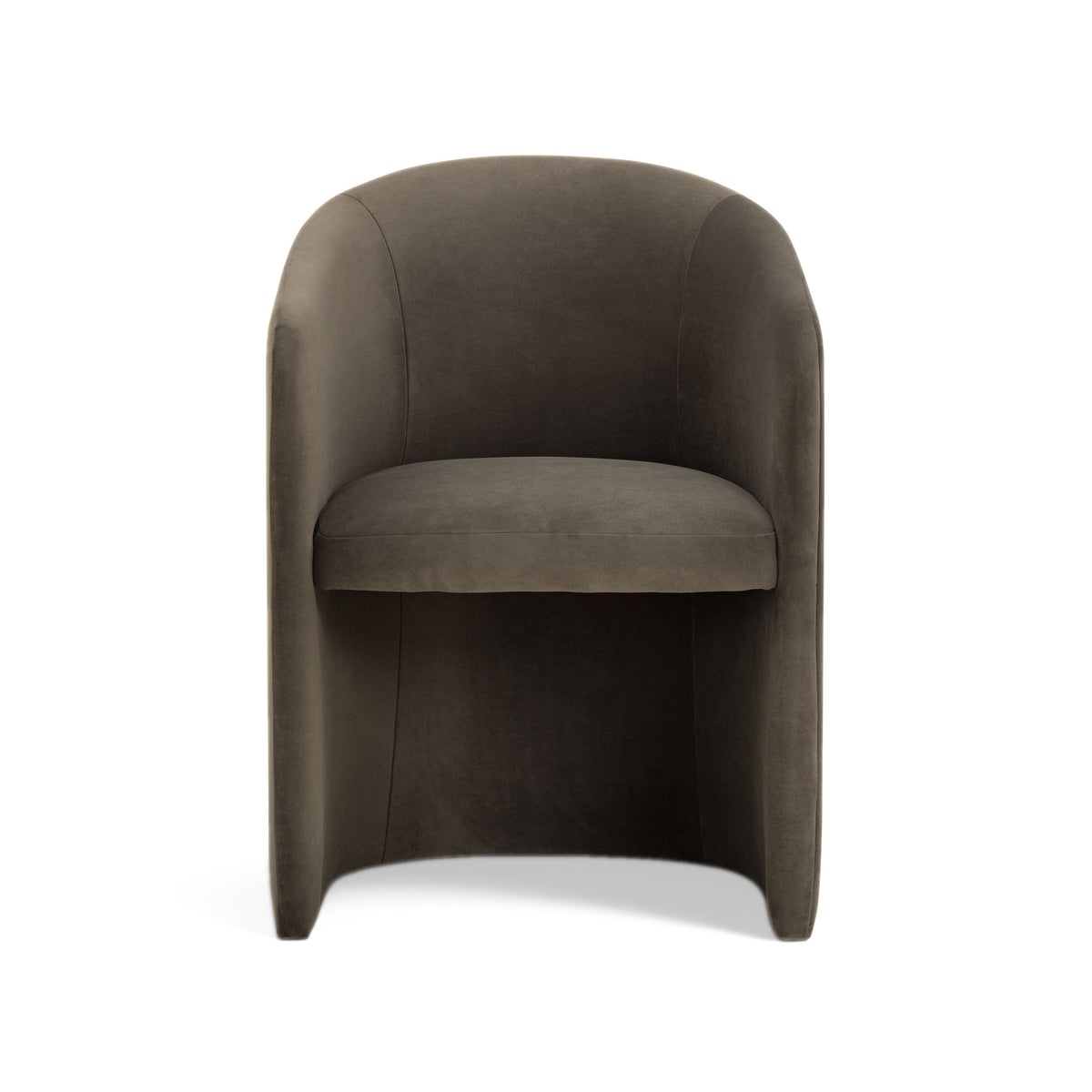 Seraphina Chocolate Brown Performance Velvet Dining Chair by TOV Furniture – photo 1 of 6