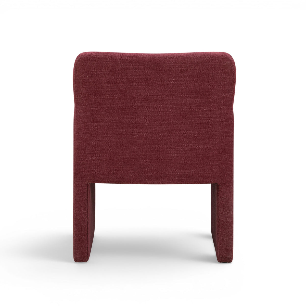 Crawley Performance Linen Chenille Dining Chair in Wine by TOV Furniture – photo 4 of 7