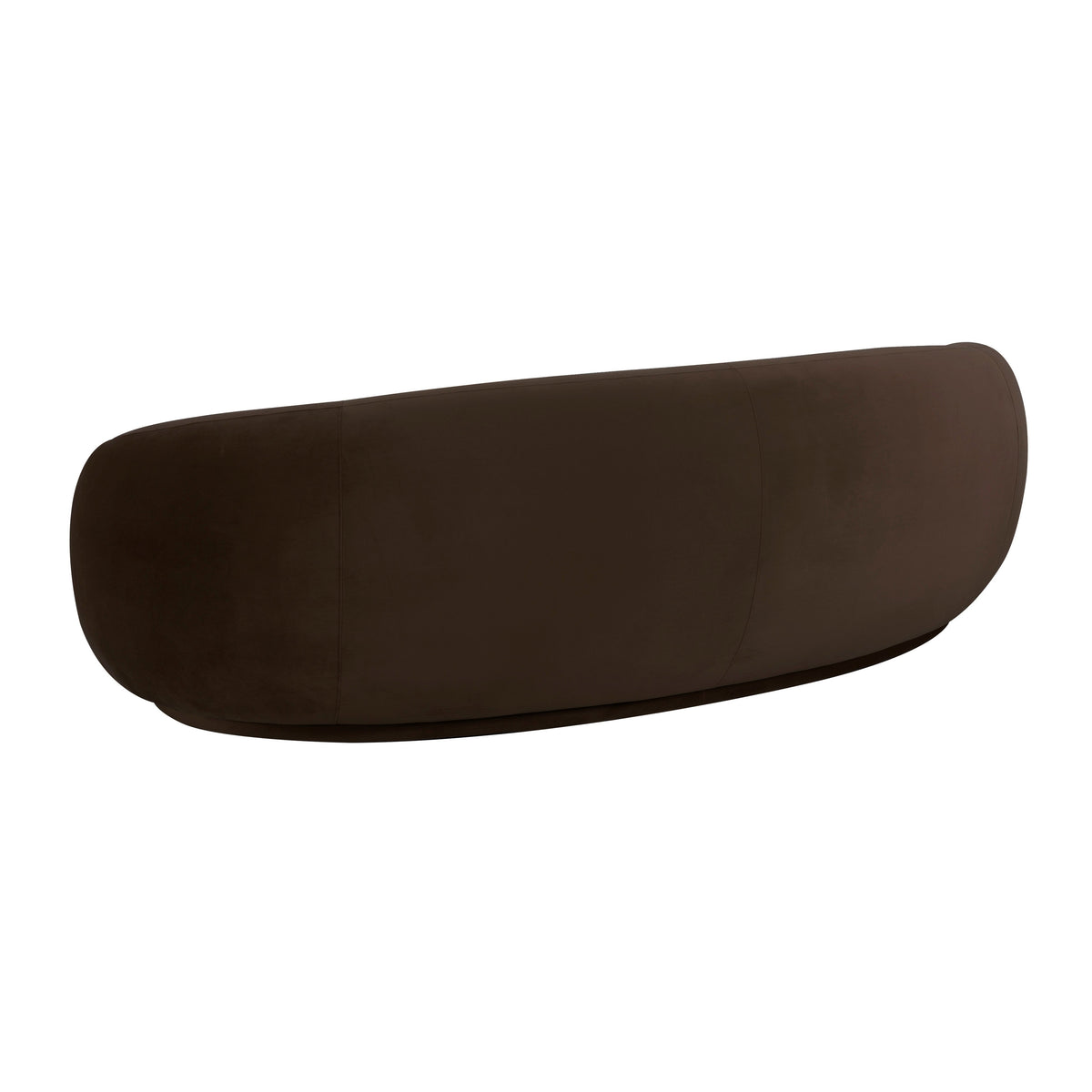 Kendall Chocolate Brown Performance Velvet Sofa by TOV Furniture – photo 4 of 6