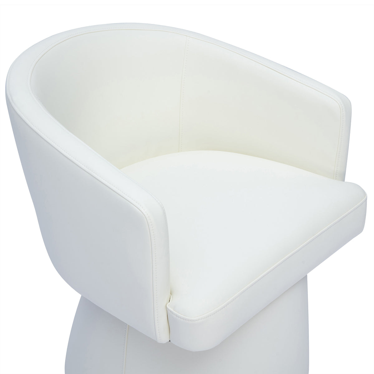 Kristen Cream Performance Vegan Leather Desk Chair by TOV Furniture – photo 4 of 7