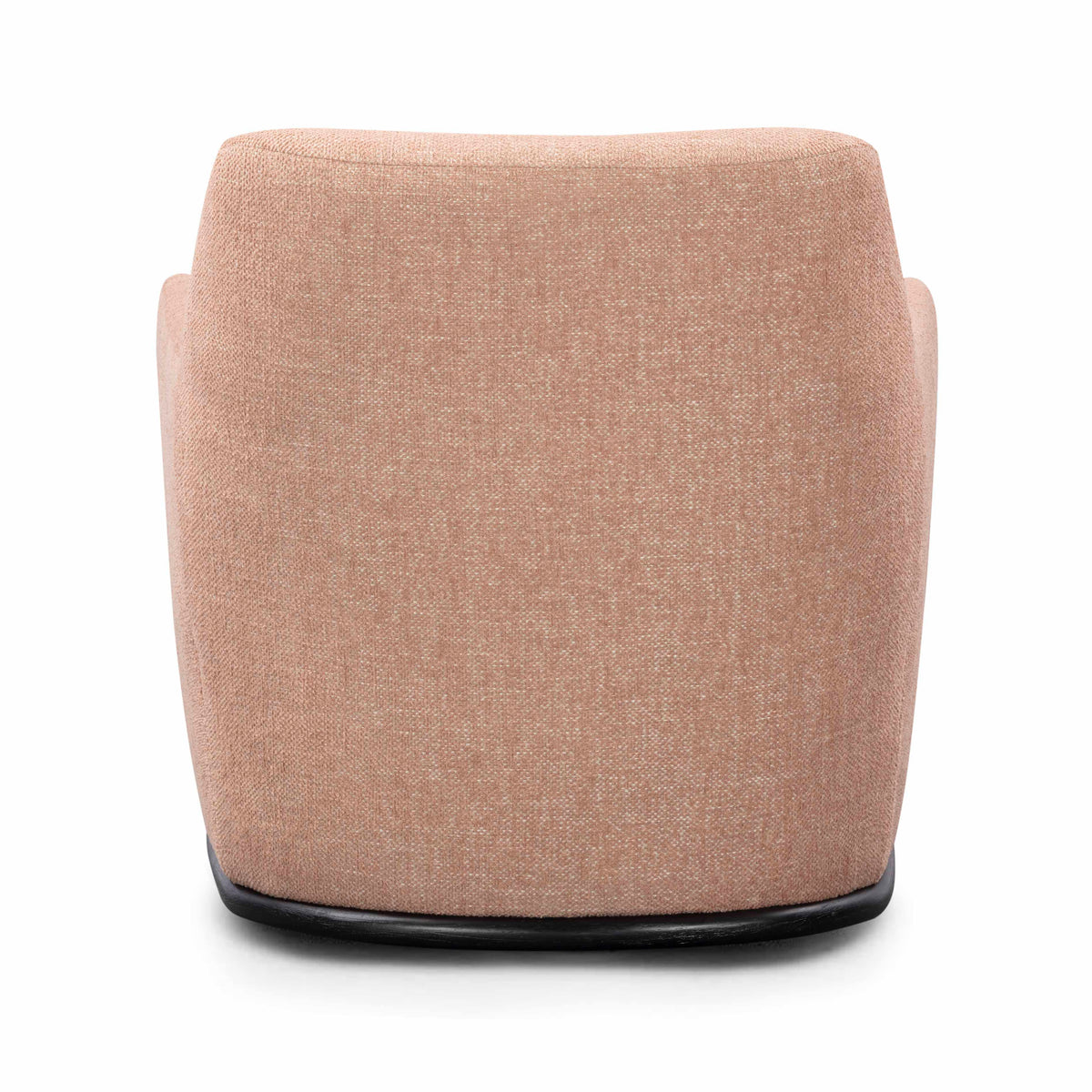 Mado Peach Textured Contract-Grade Fabric Swivel Accent Chair by TOV Furniture – photo 4 of 8