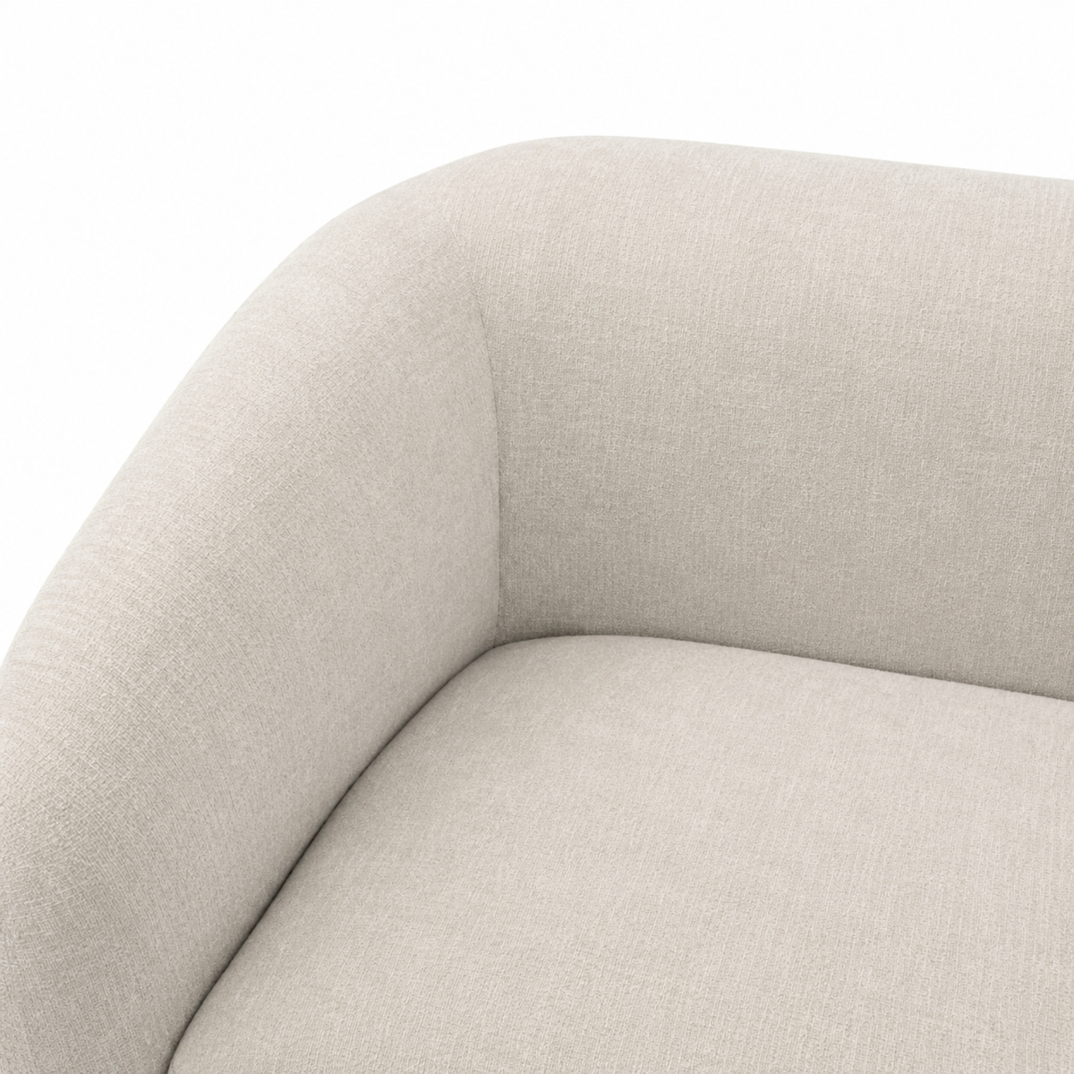 Yara Sand Distressed Chenille Loveseat by TOV Furniture – photo 3 of 5