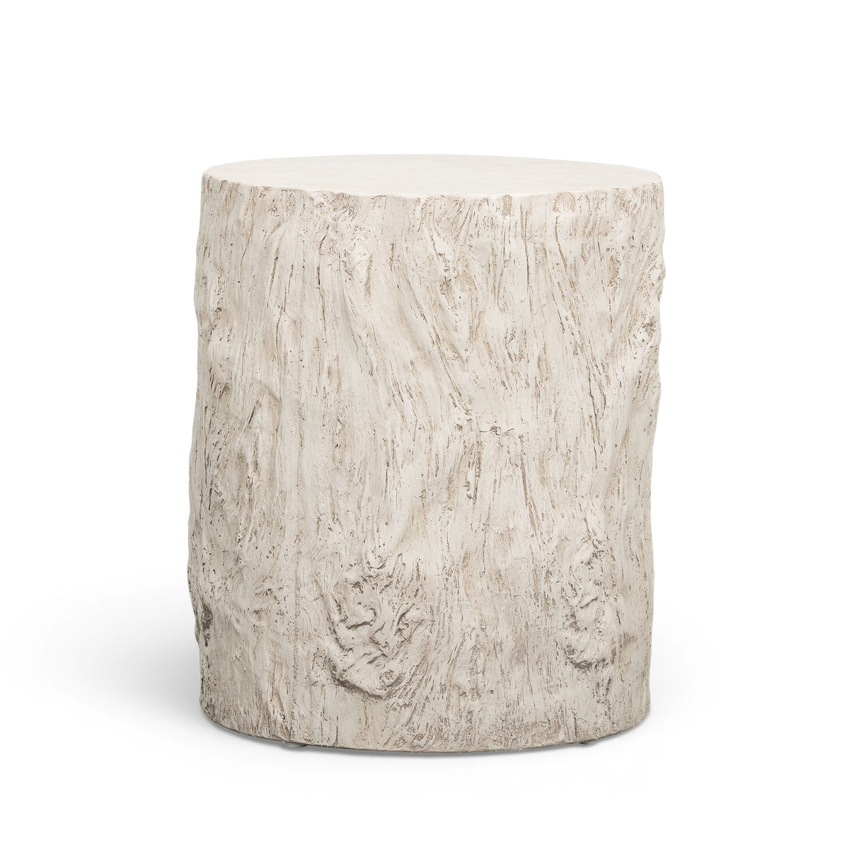 Fawn Driftwood Concrete Indoor/Outdoor Side Table by TOV Furniture – photo 1 of 5