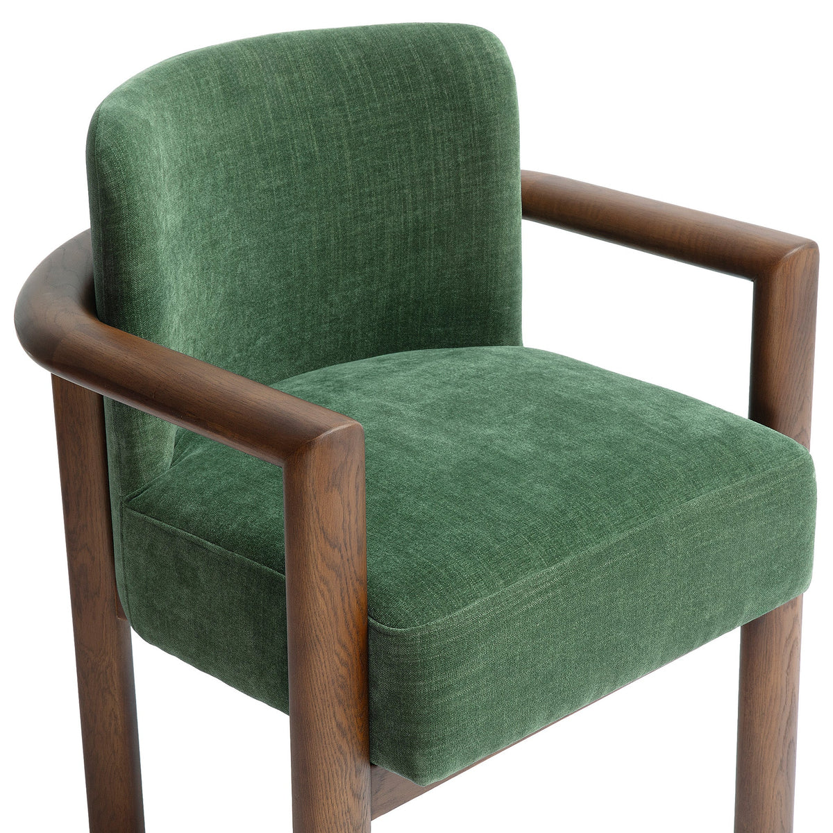 Irma Forest Green Textured Performance Velvet Dining Chair by TOV Furniture – photo 3 of 6
