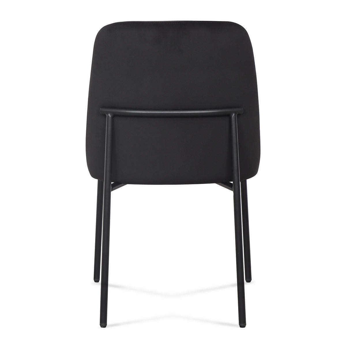 Sydney Black Performance Velvet Dining Chair - Set of 2 by TOV Furniture – photo 6 of 7
