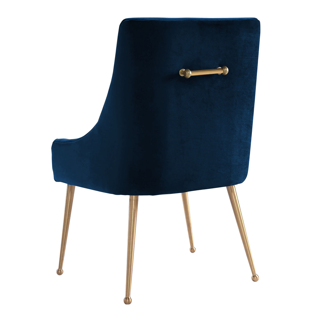 Beatrix Navy Performance Velvet Dining Chair by TOV Furniture – photo 4 of 7