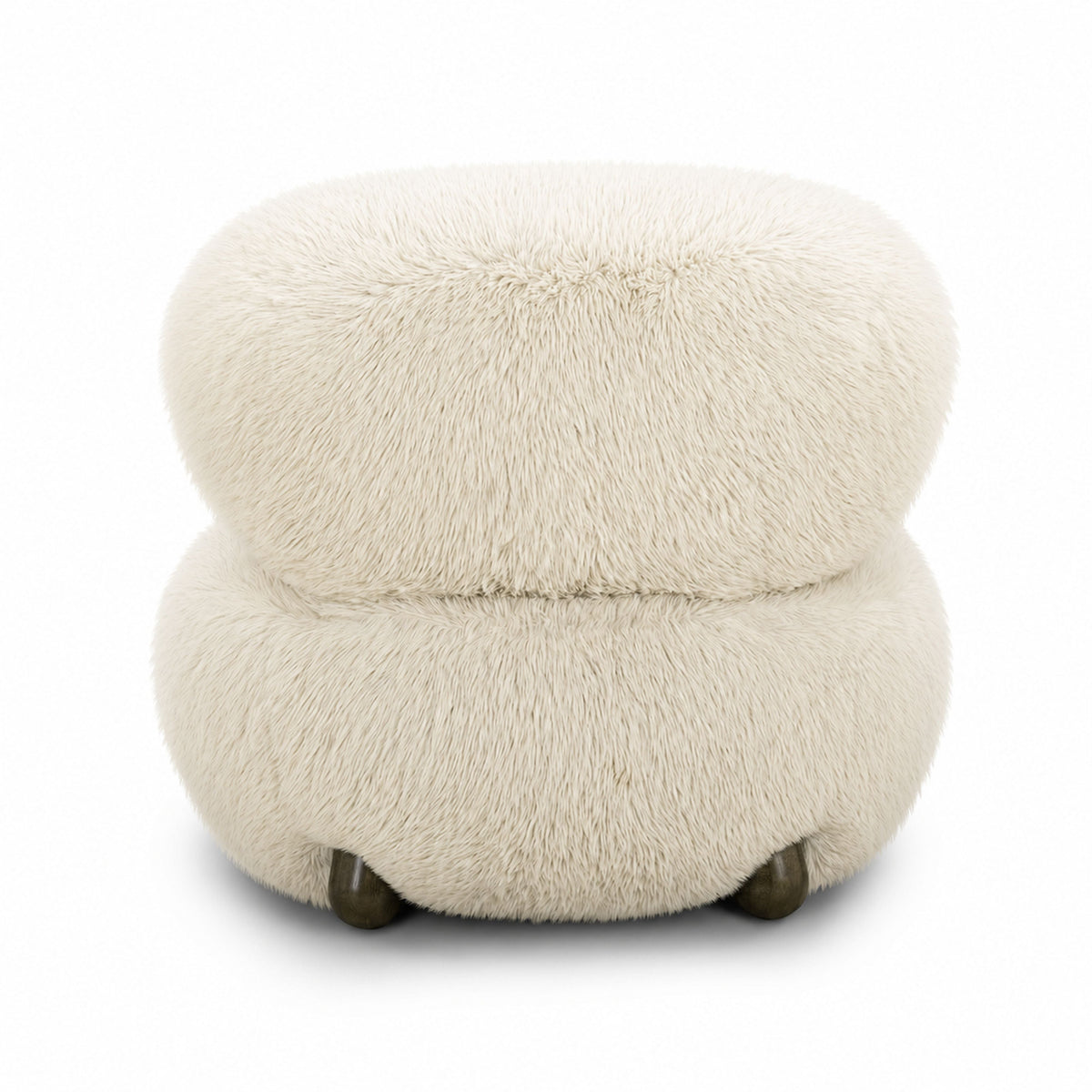 Pucker Natural Contract-Grade Vegan Shearling Accent Chair by TOV Furniture – photo 5 of 8