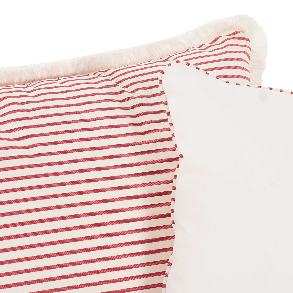 Salty Red Striped Contract-Grade Indoor/Outdoor Sofa by TOV Furniture – photo 5 of 7
