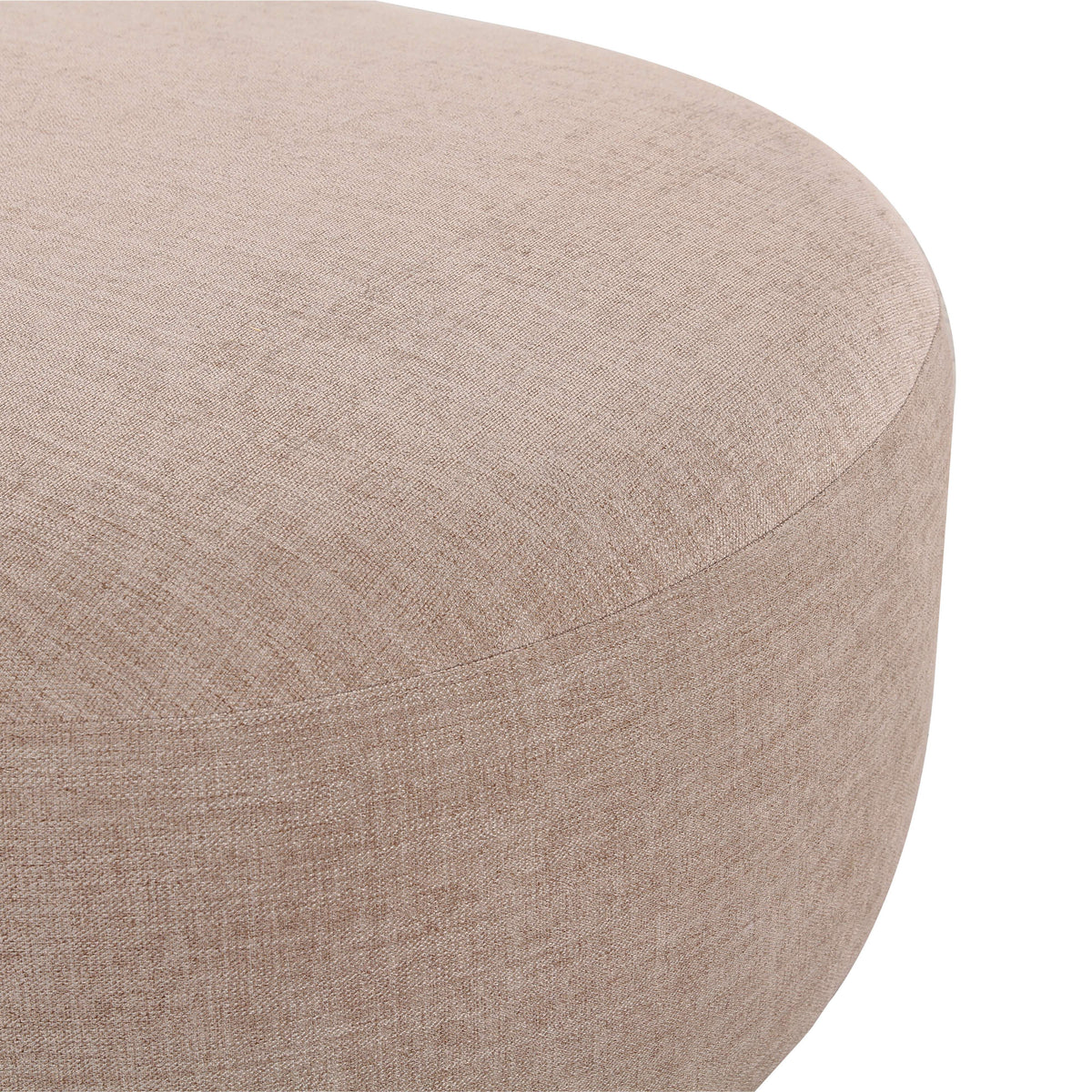 Gorge Tan Performance Fabric Ottoman by TOV Furniture – photo 5 of 7