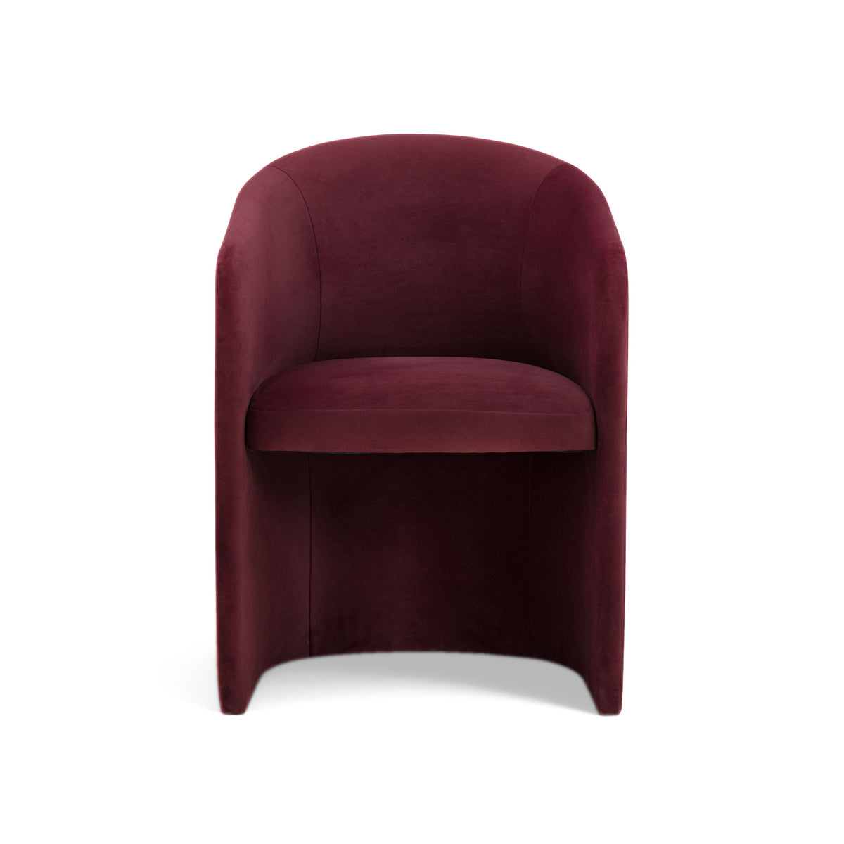 Seraphina Berry Red Performance Velvet Dining Chair by TOV Furniture – photo 1 of 6