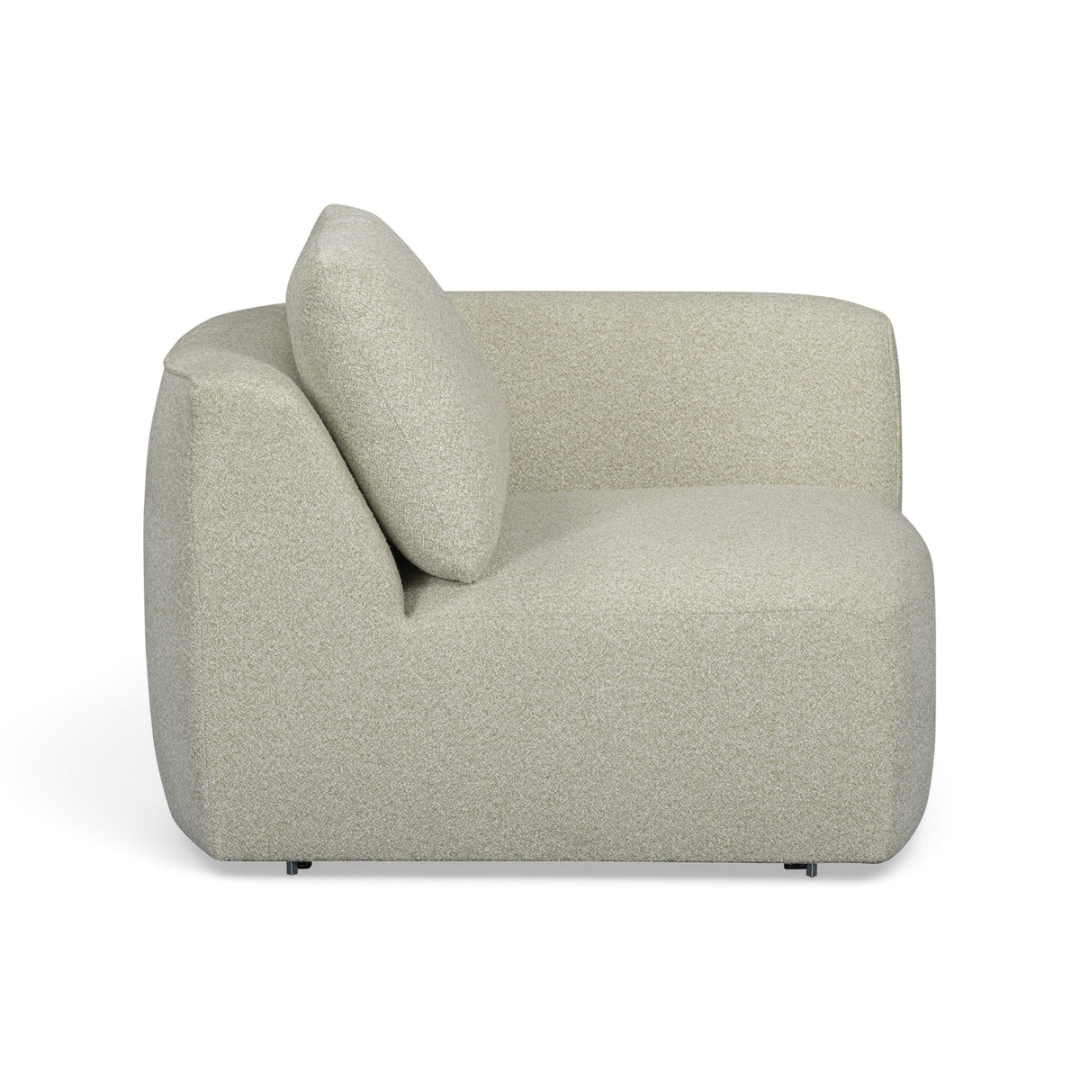 Noor XL 47" Modular Corner Chair in Wheat / RAF by TOV Furniture – photo 4 of 7