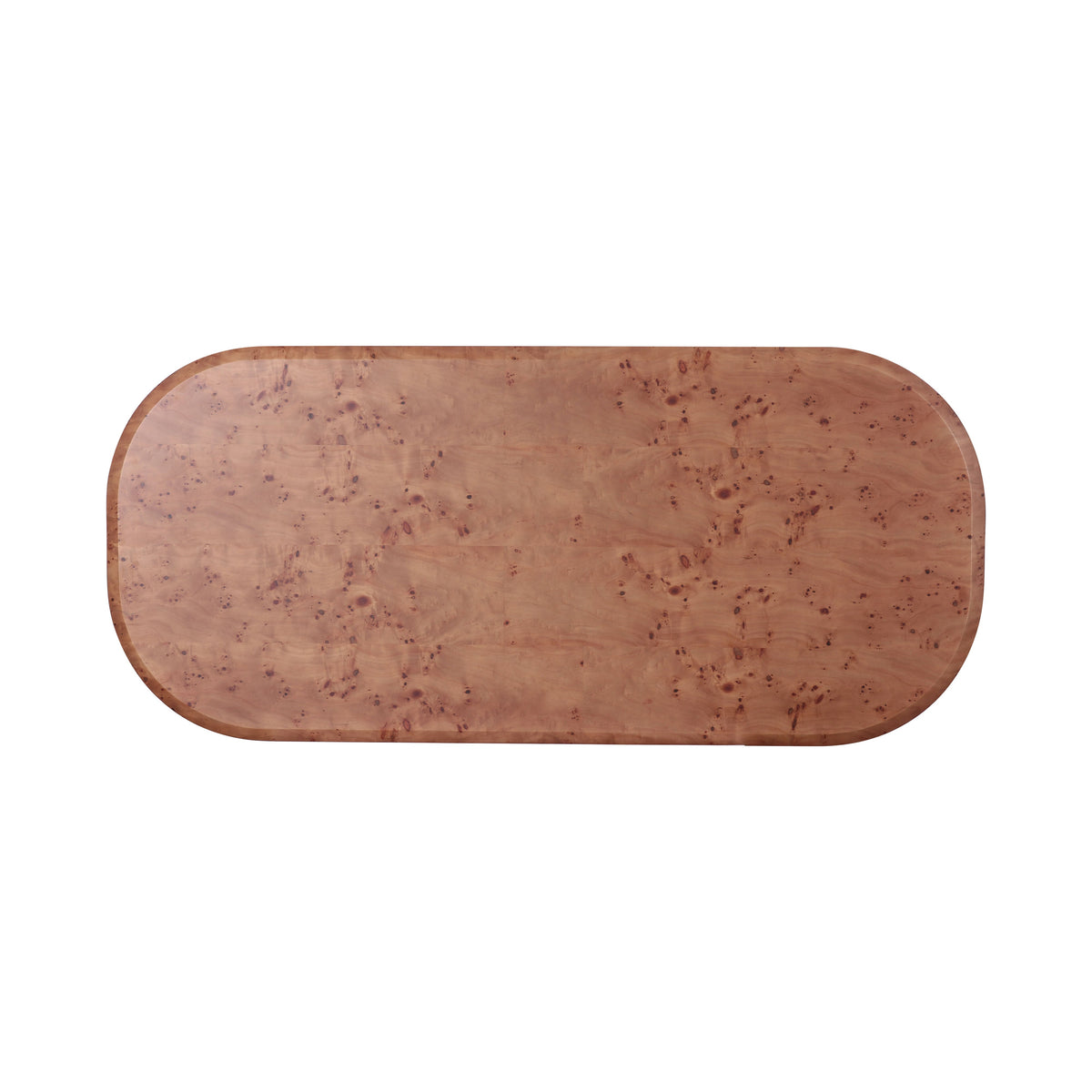 Gladyss 87" Honey Burl Oval Dining Table by TOV Furniture – photo 5 of 7