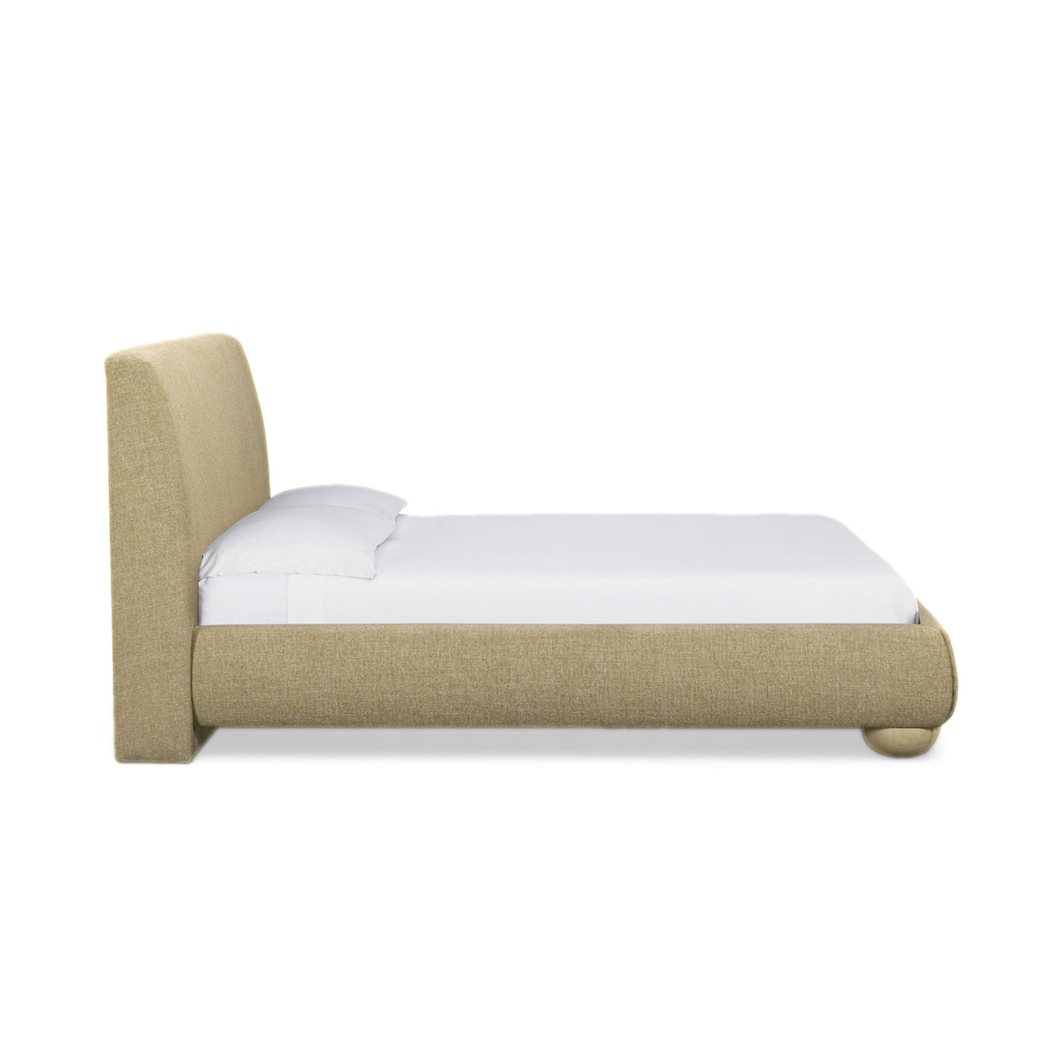 Rayne Honey Textured Fabric Queen Bed by TOV Furniture – photo 4 of 9
