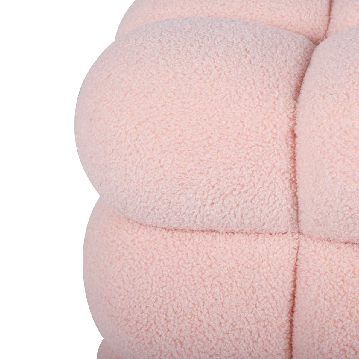 Anita 38.5" Pink Shearling Storage Bench With Reversible Tray Top by TOV Furniture – photo 8 of 10