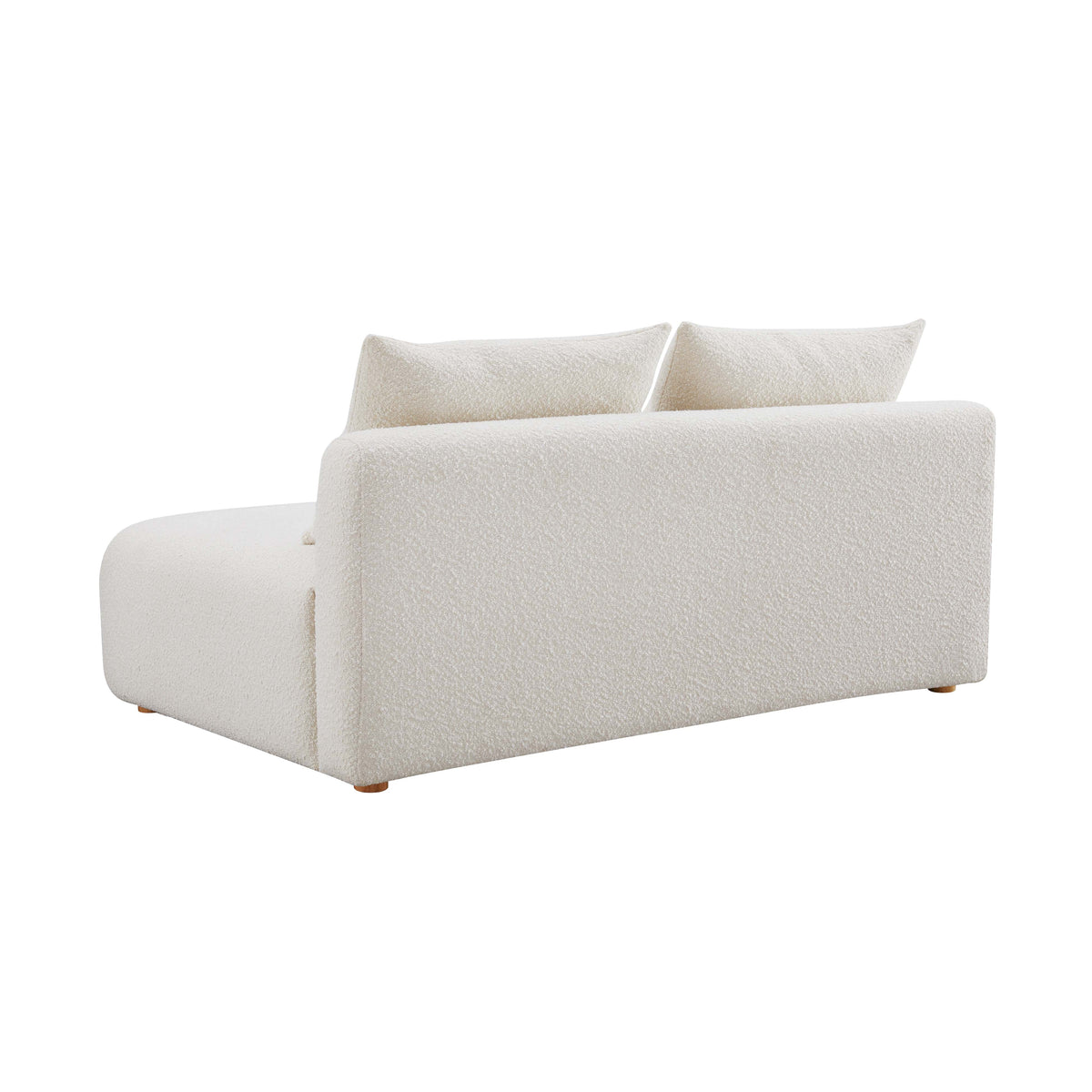 Hangover 64" Cream Performance Boucle Modular Loveseat by TOV Furniture – photo 3 of 4