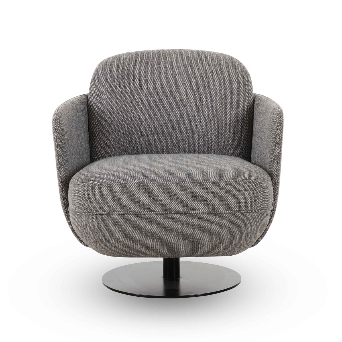 Solange Swivel Accent Chair in Grey by TOV Furniture – photo 3 of 6