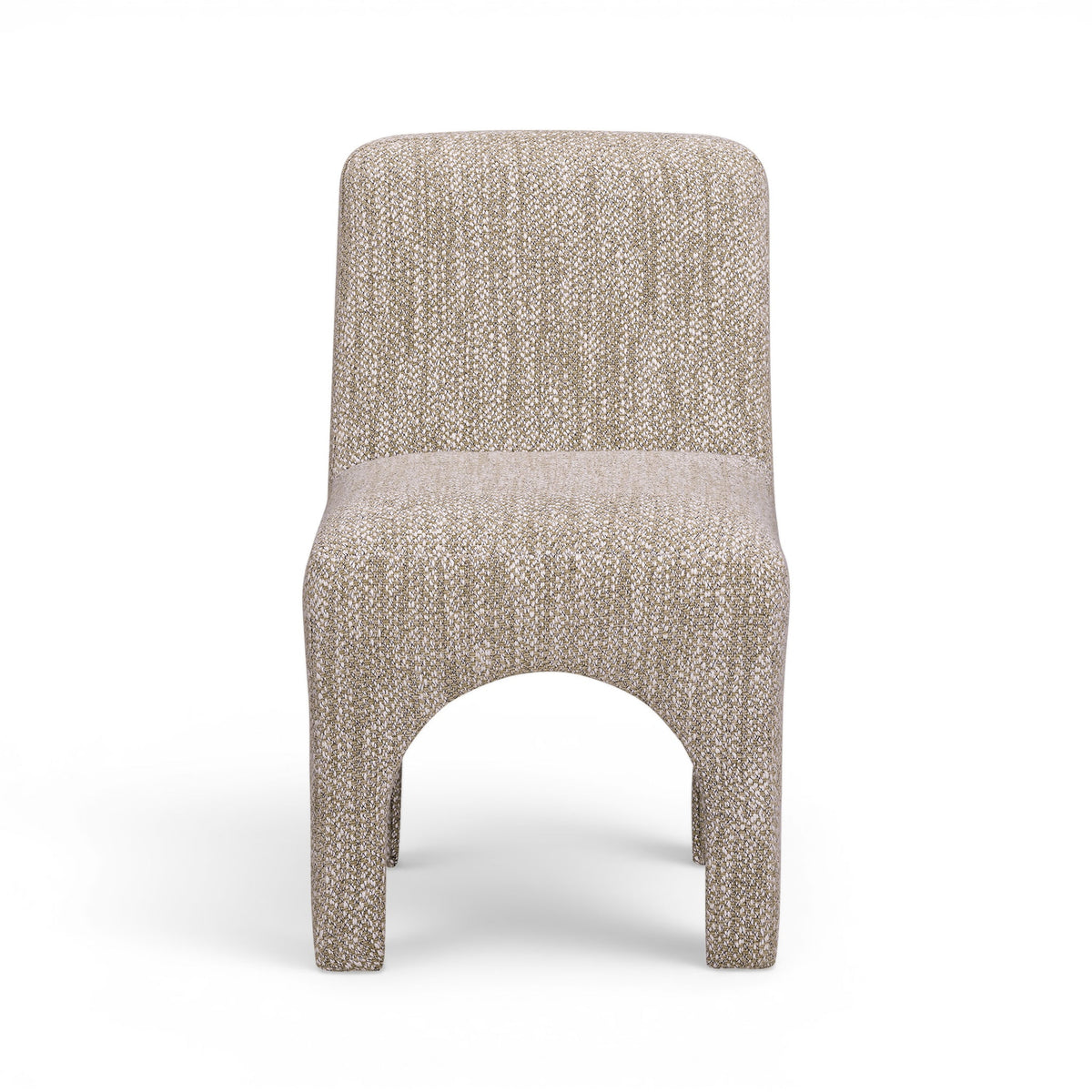 Tomlin Beige Knubby Performance Fabric Dining Chair by TOV Furniture – photo 4 of 9