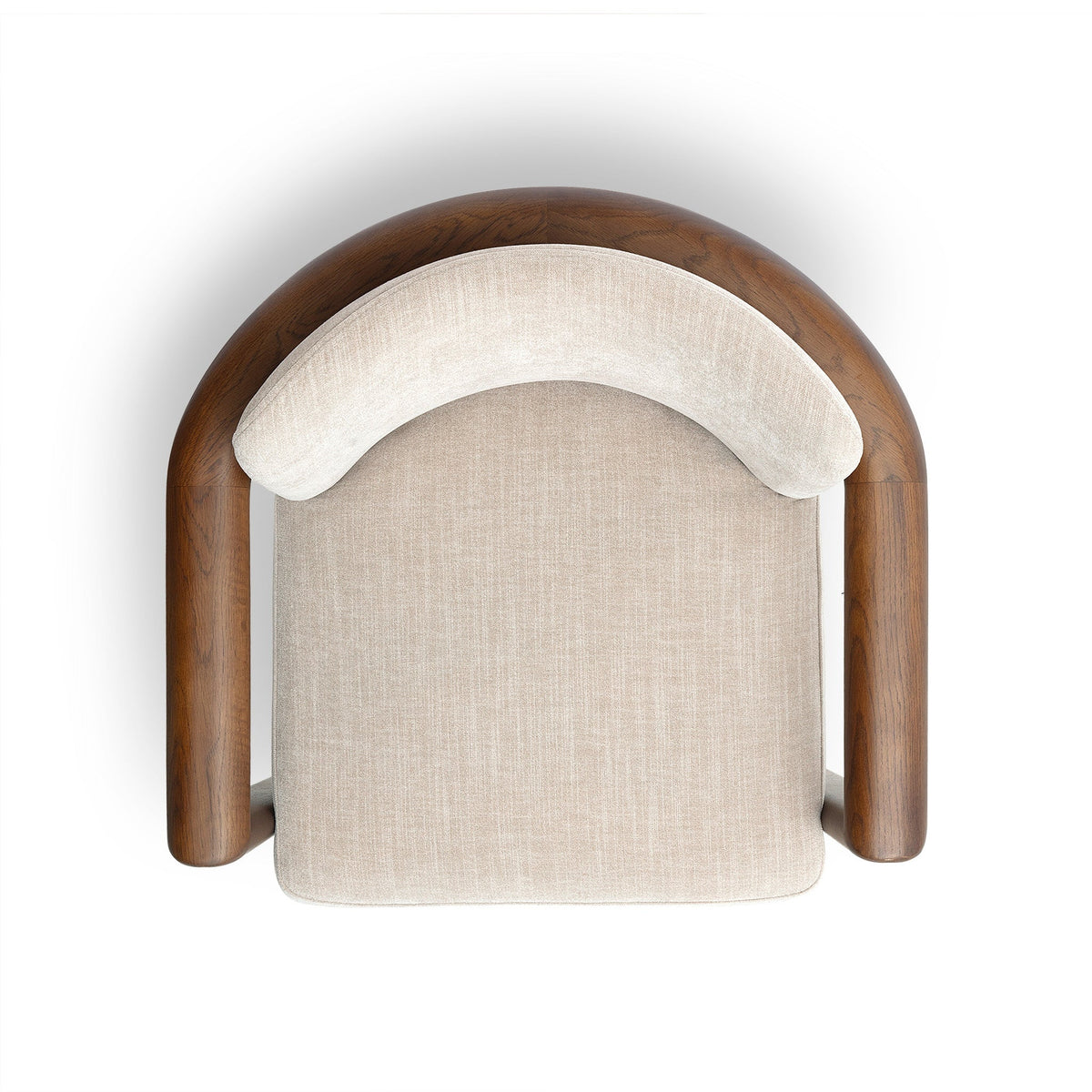 Irma Taupe Textured Performance Velvet Dining Chair by TOV Furniture – photo 5 of 6