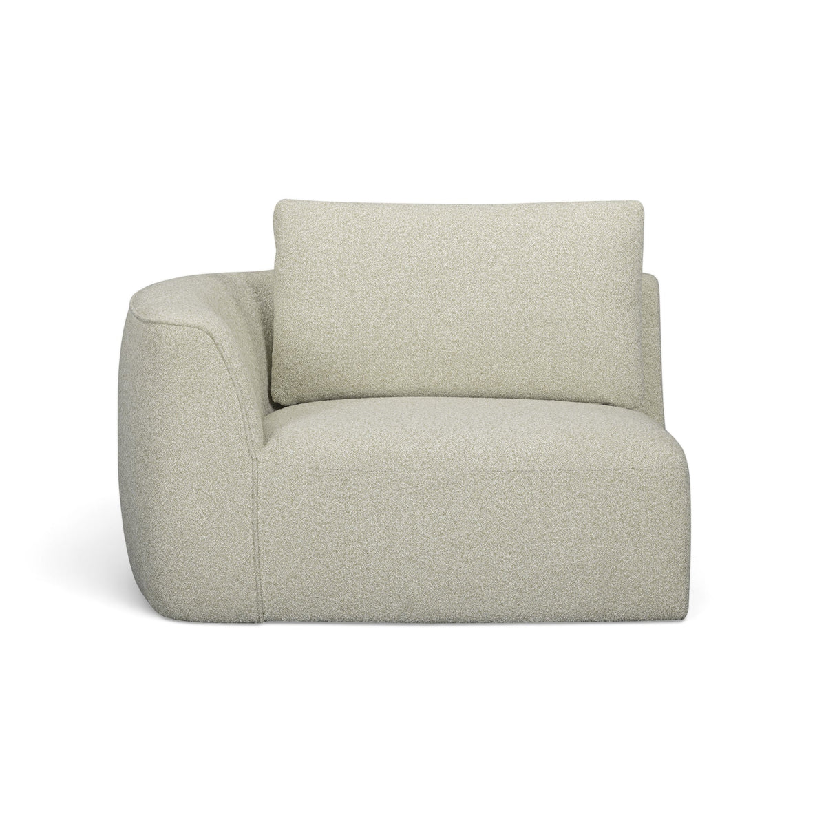 Noor XL 47" Modular Corner Chair in Wheat / LAF by TOV Furniture – photo 3 of 6