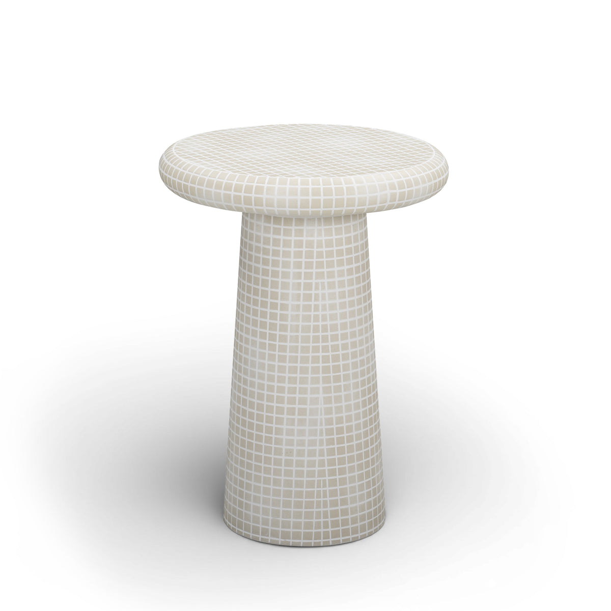 Monica Tiled Pattern Indoor/Outdoor Side Table by TOV Furniture – photo 3 of 5