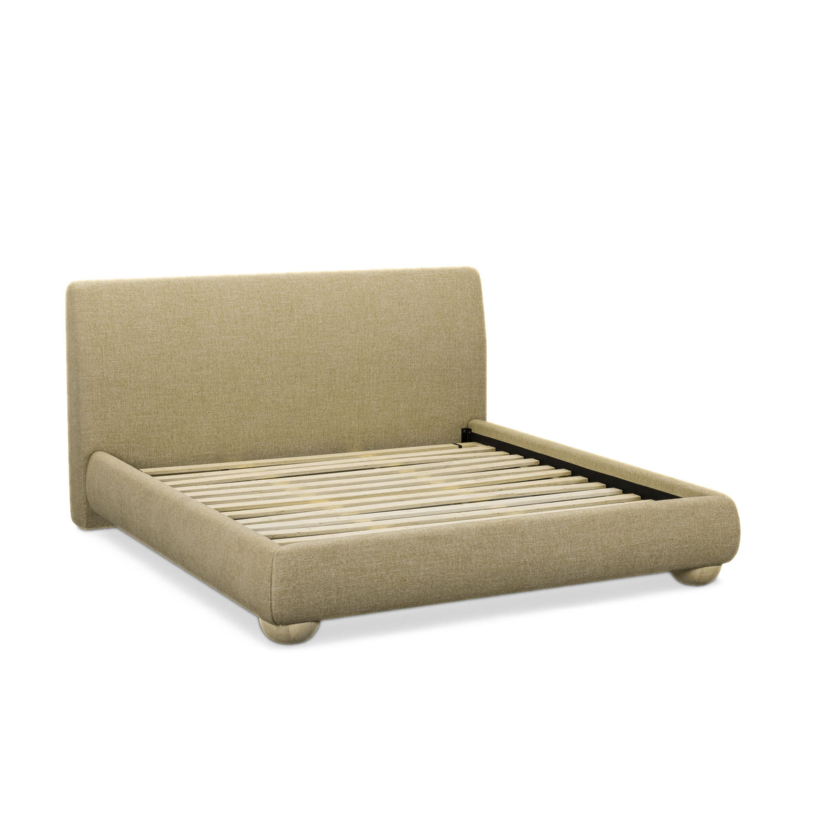 Rayne Honey Textured Fabric King Bed by TOV Furniture – photo 6 of 8