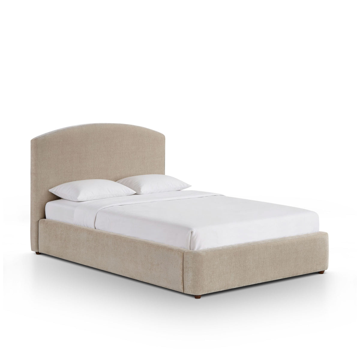 Leah Taupe Performance Chenille Bed in 48" Size by TOV Furniture – photo 3 of 10