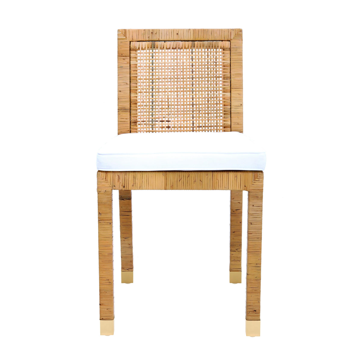 Amara Rattan Performance Fabric Dining Chair by TOV Furniture – photo 4 of 9