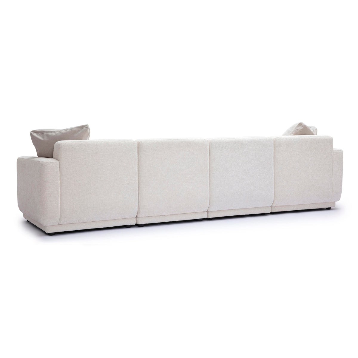 Perry 96" Cream Performance Chenille Modular Sofa by TOV Furniture – photo 10 of 10