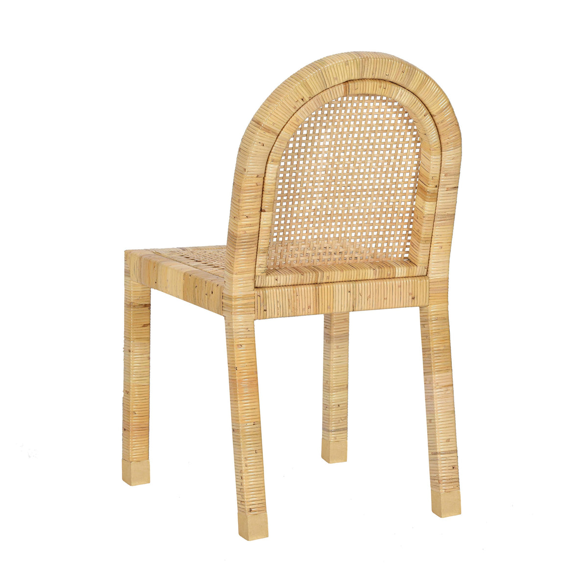 Amara Cream Contract-Grade Linen Arched Dining Chair by TOV Furniture – photo 8 of 10
