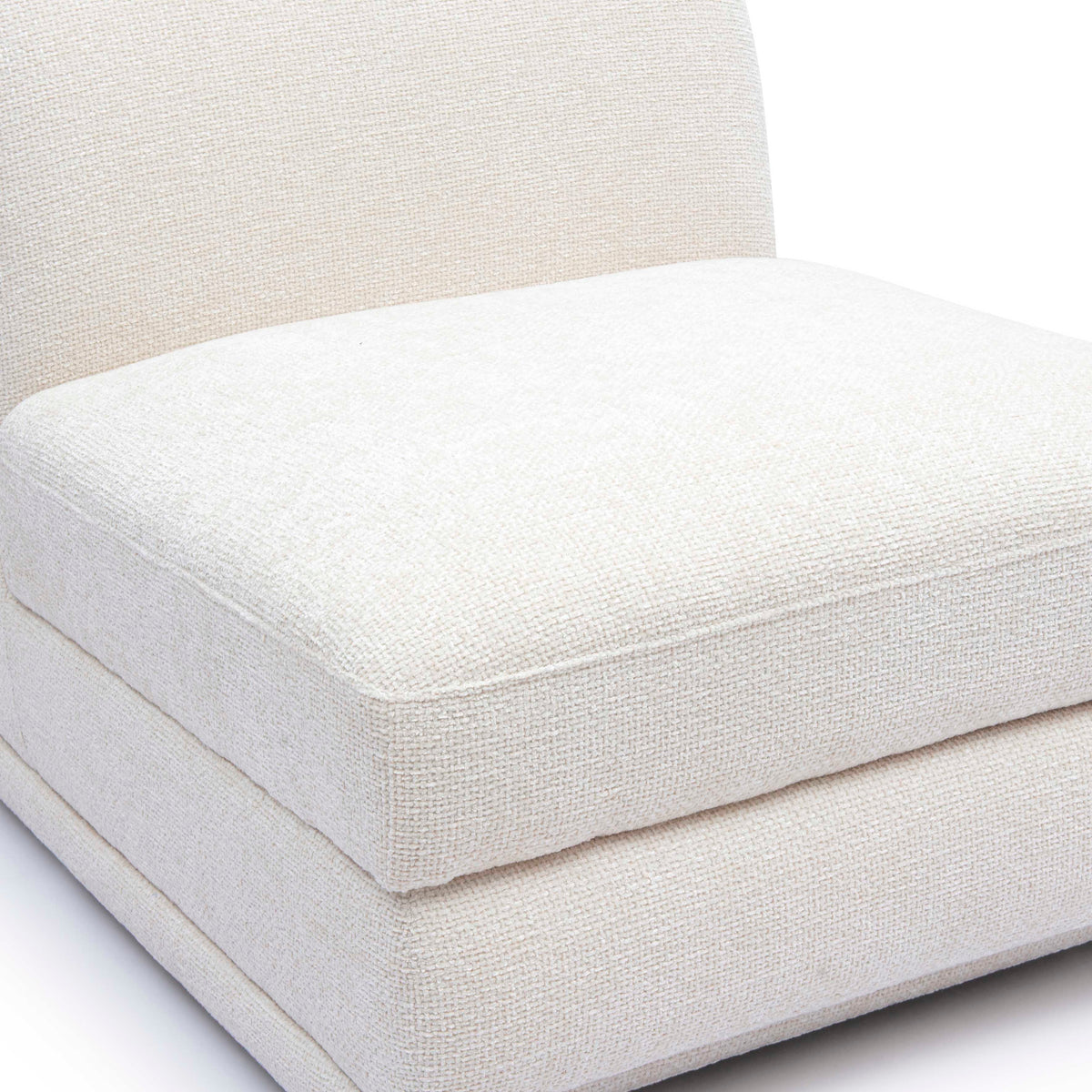 Perry Modular Armless Chair in Cream by TOV Furniture – photo 4 of 5