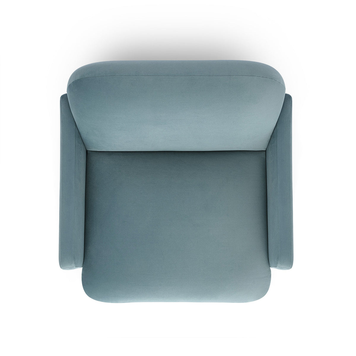 Azalea Powder Blue Performance Velvet Accent Chair by TOV Furniture – photo 4 of 6