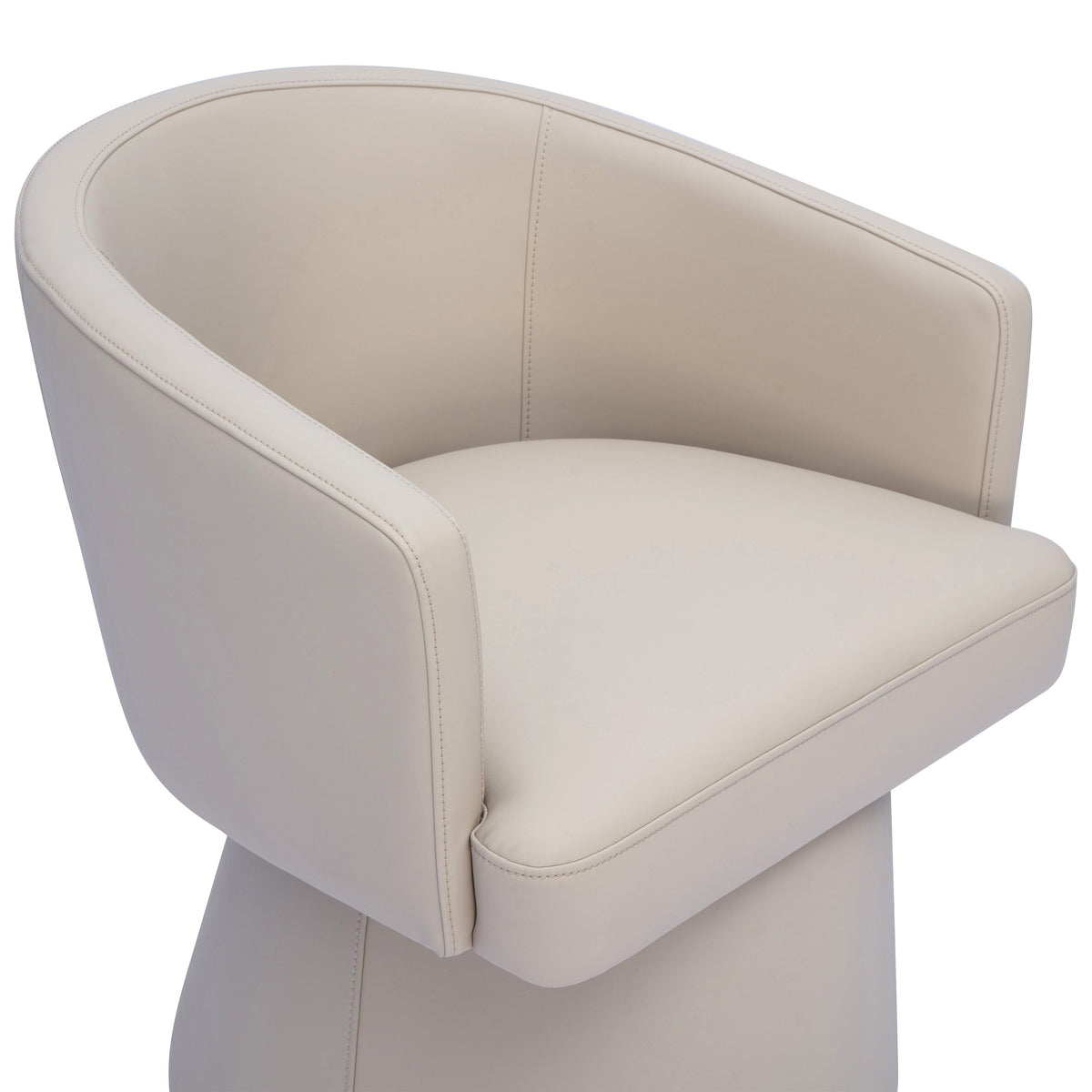 Kristen Taupe Performance Vegan Leather Desk Chair by TOV Furniture – photo 3 of 6