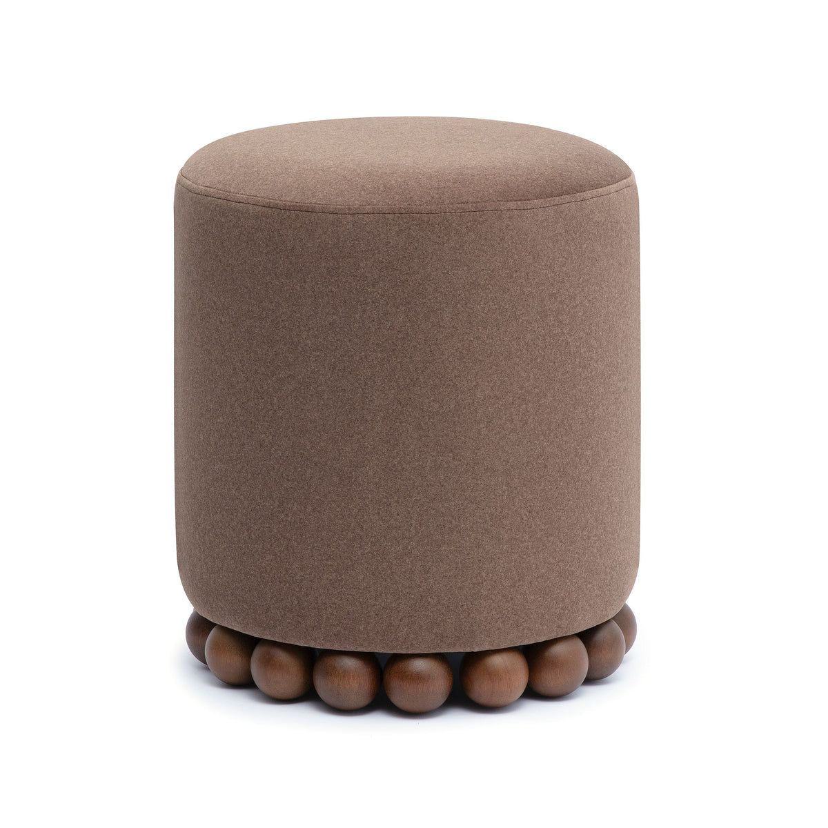 Dex Brown Performance Vegan Mohair Ottoman by TOV Furniture – photo 3 of 7