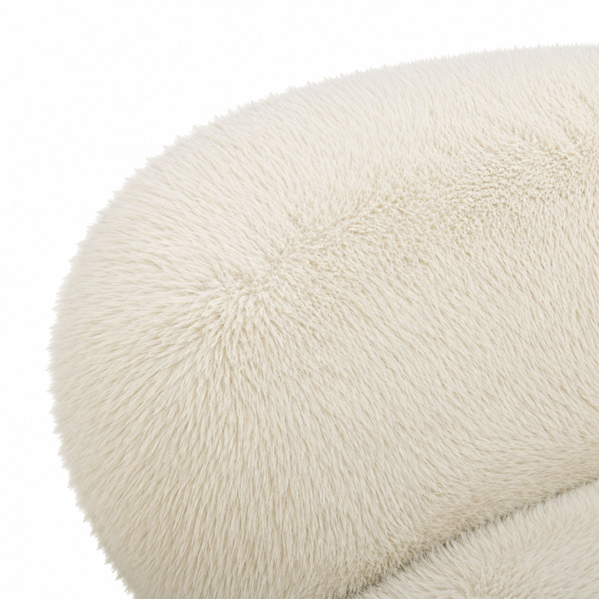 Pucker Natural Contract-Grade Vegan Shearling Accent Chair by TOV Furniture – photo 7 of 8