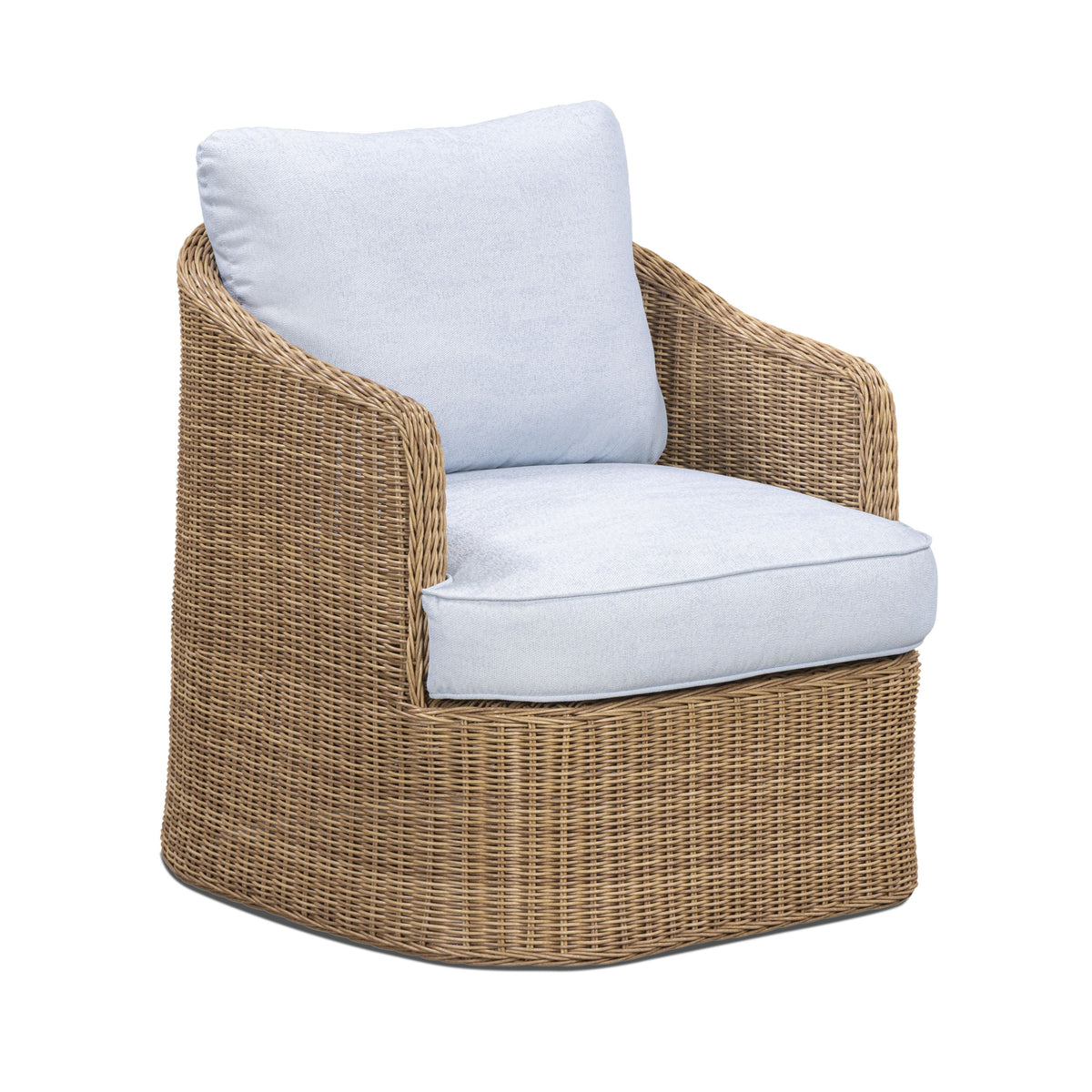 Axel Blue Boucle Outdoor Accent Chair by TOV Furniture – photo 1 of 7