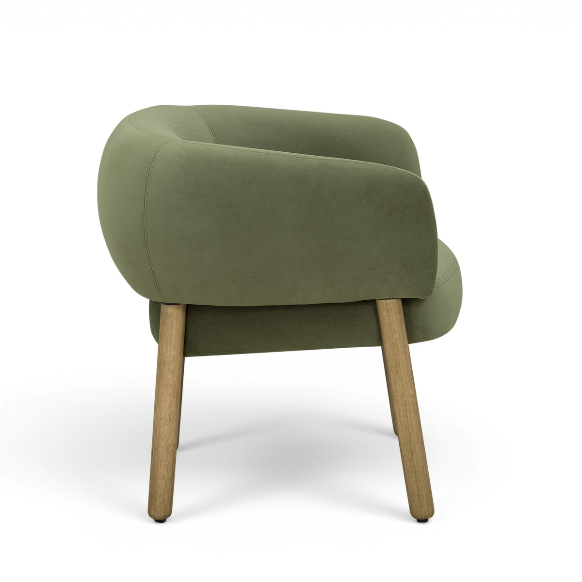 Foxy Olive Green Performance Velvet Accent Chair by TOV Furniture – photo 4 of 8