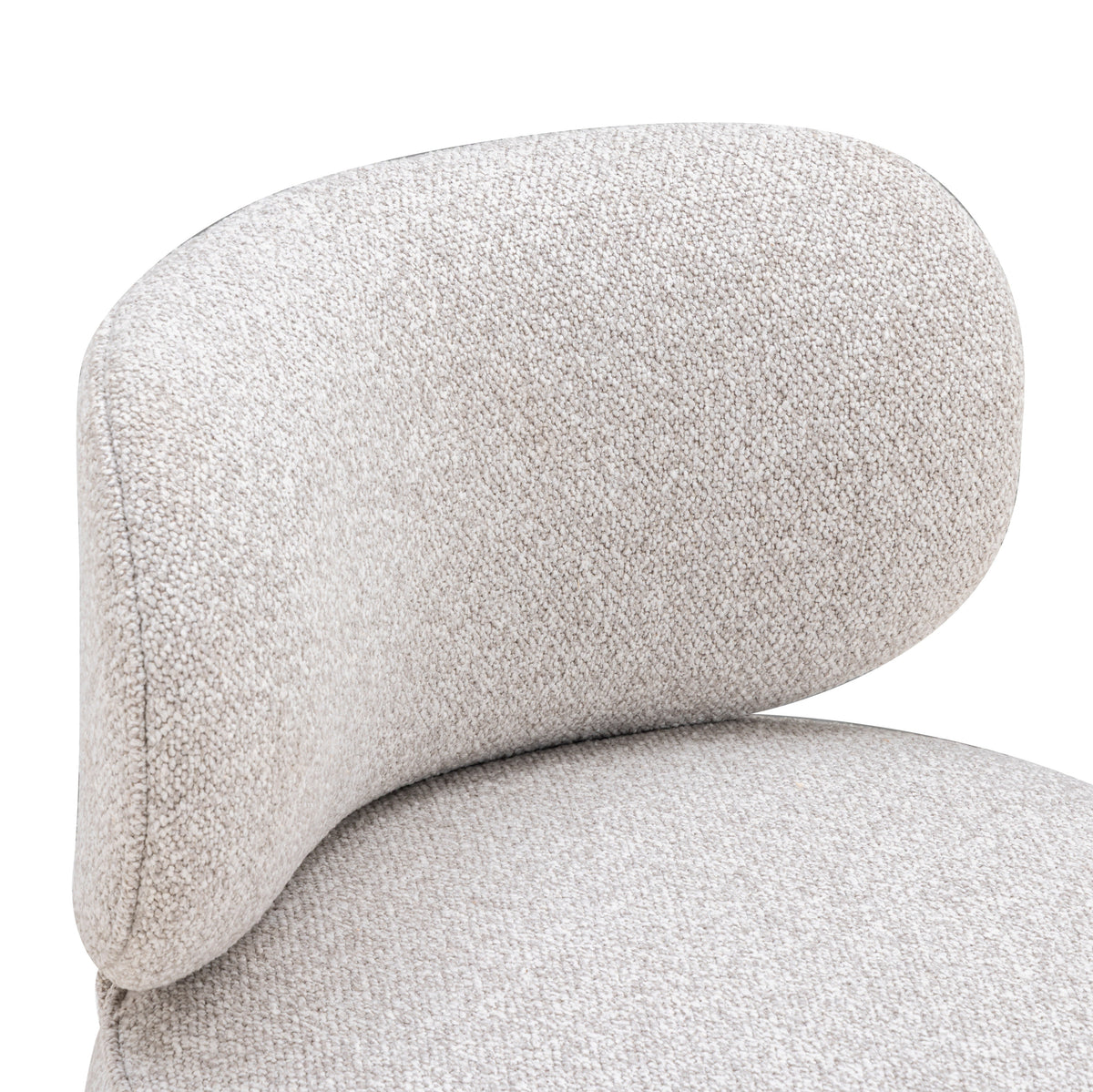 Amaya Grey Textured Performance Fabric Swivel Desk Chair by TOV Furniture – photo 4 of 10