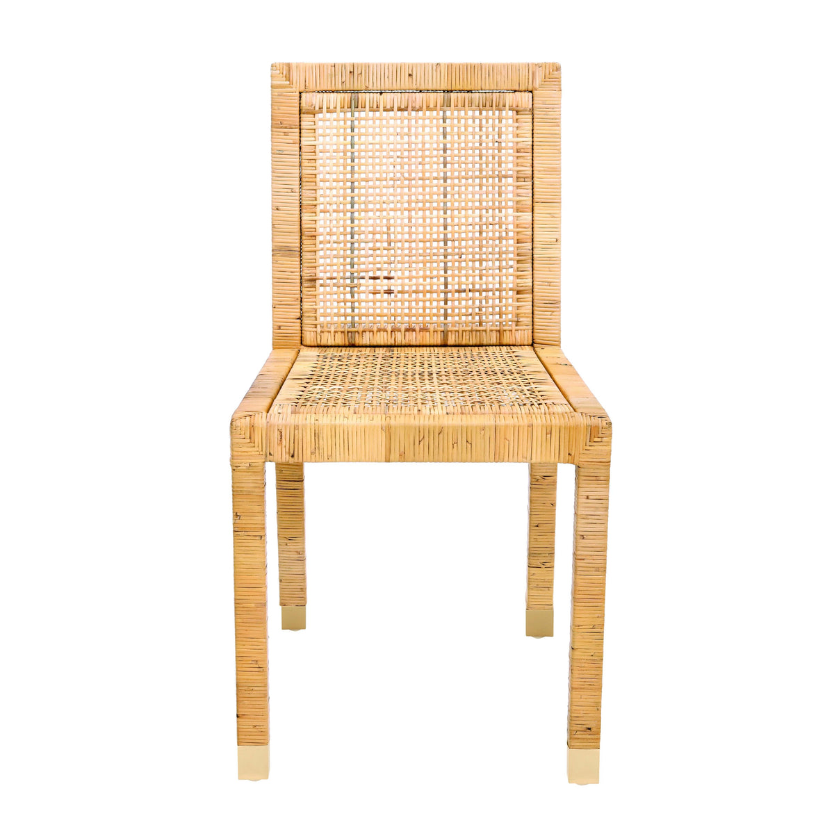 Amara Rattan Performance Fabric Dining Chair by TOV Furniture – photo 5 of 9