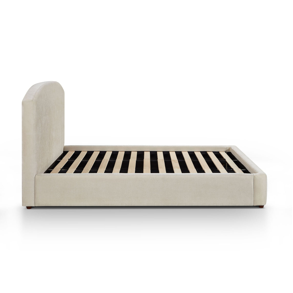 Leah Cream Performance Chenille King Bed by TOV Furniture – photo 6 of 11