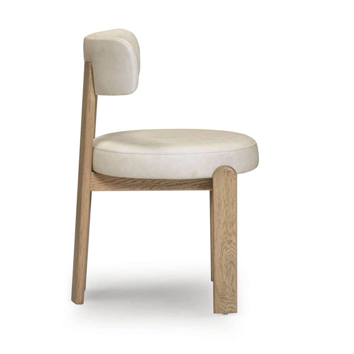 Odessa Cream Performance Vegan Leather Dining Chair by TOV Furniture – photo 3 of 7
