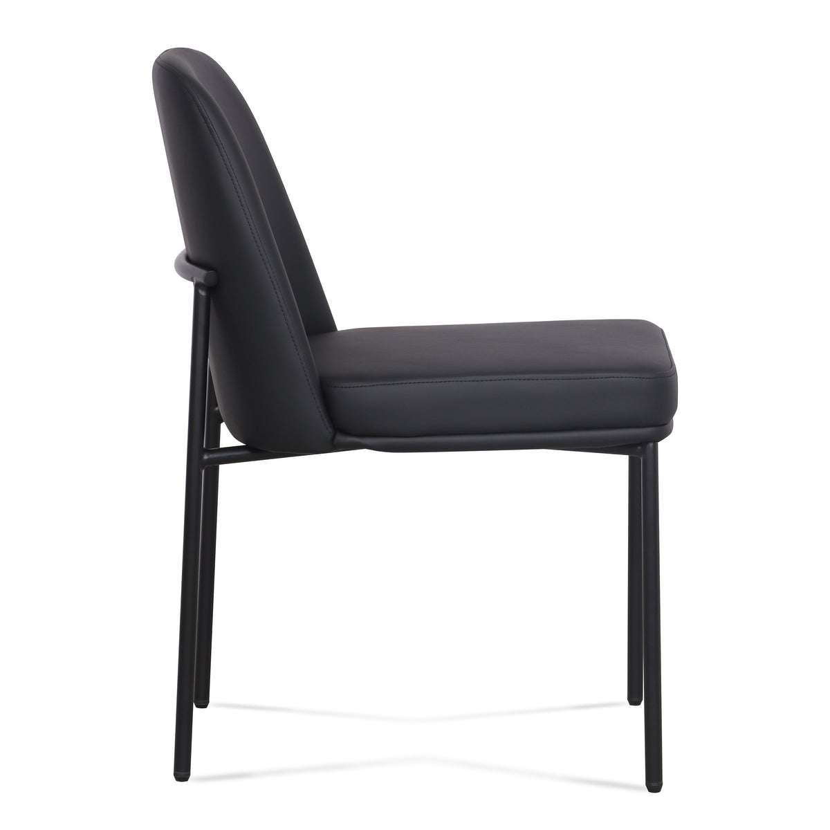 Sydney Black Performance Vegan Leather Dining Chair - Set of 2 by TOV Furniture – photo 5 of 7